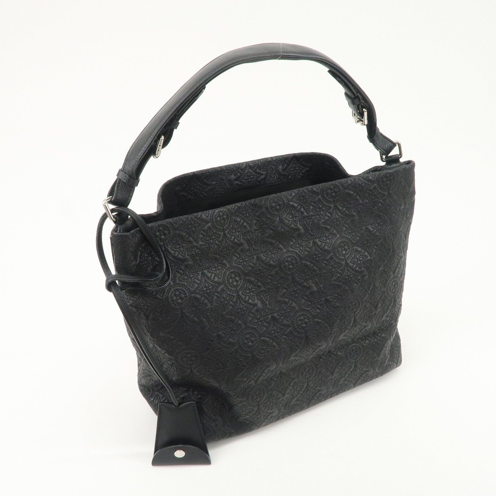 Louis Vuitton Monogram Antia Hobo PM Leather Shoulder Bag Noir M93833 Used