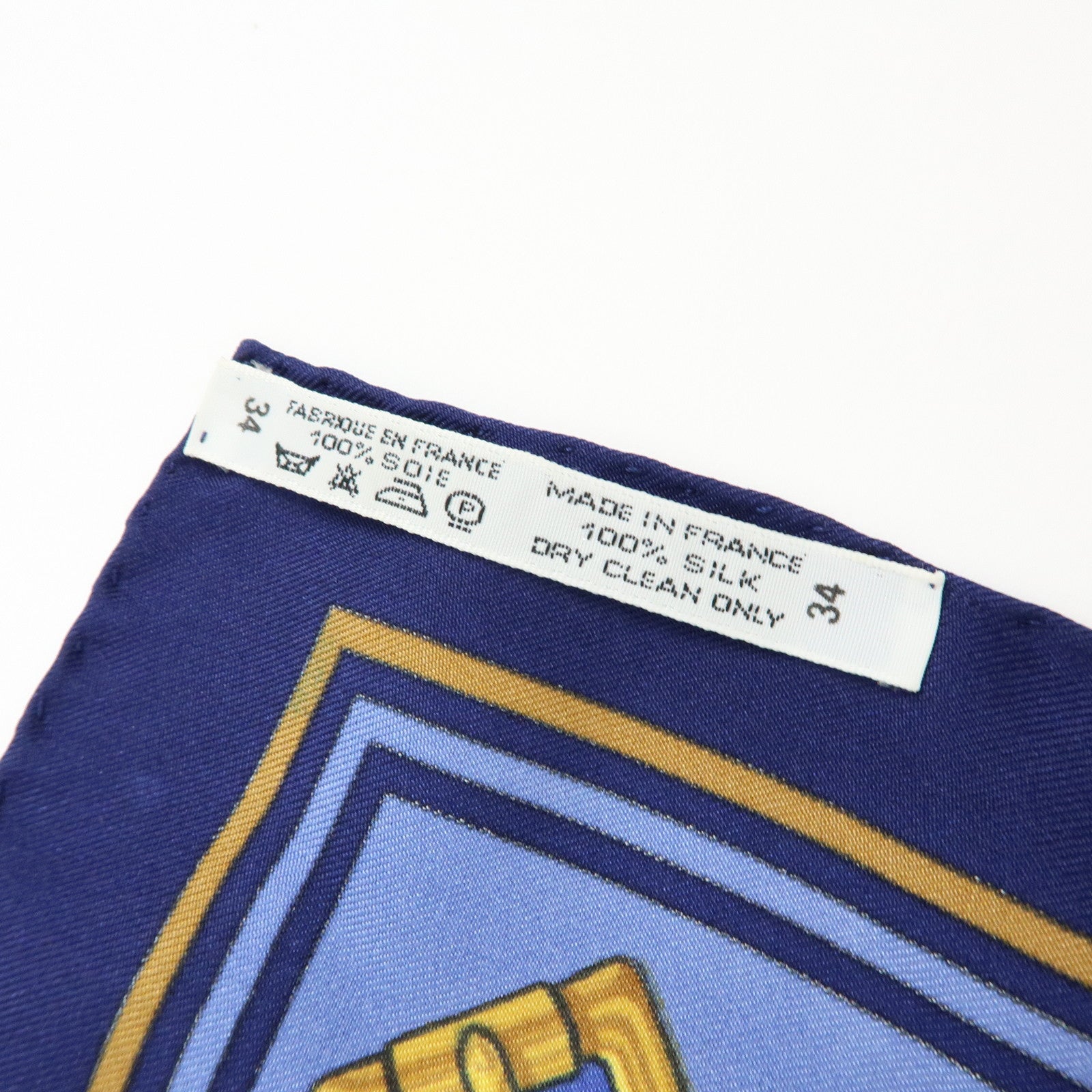 HERMES Carre 90 Silk 100% J.METZ Les Sangles Scarf Blue Green Red