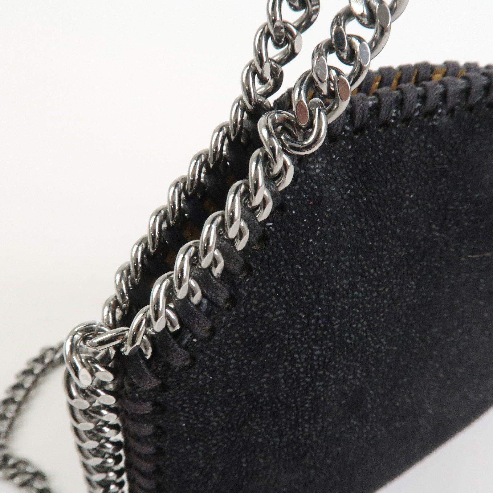 STELLA MCCARTNEY Falabella Polyester 2Way Bag Hand Bag Black