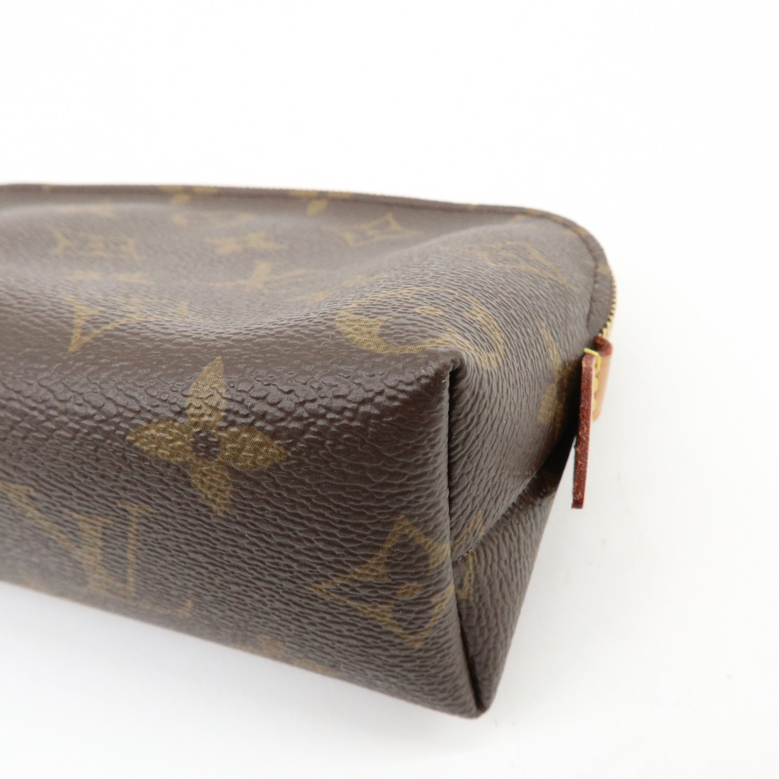 Louis Vuitton Monogram Pochette Cosmetic PM Pouch Brown M47515