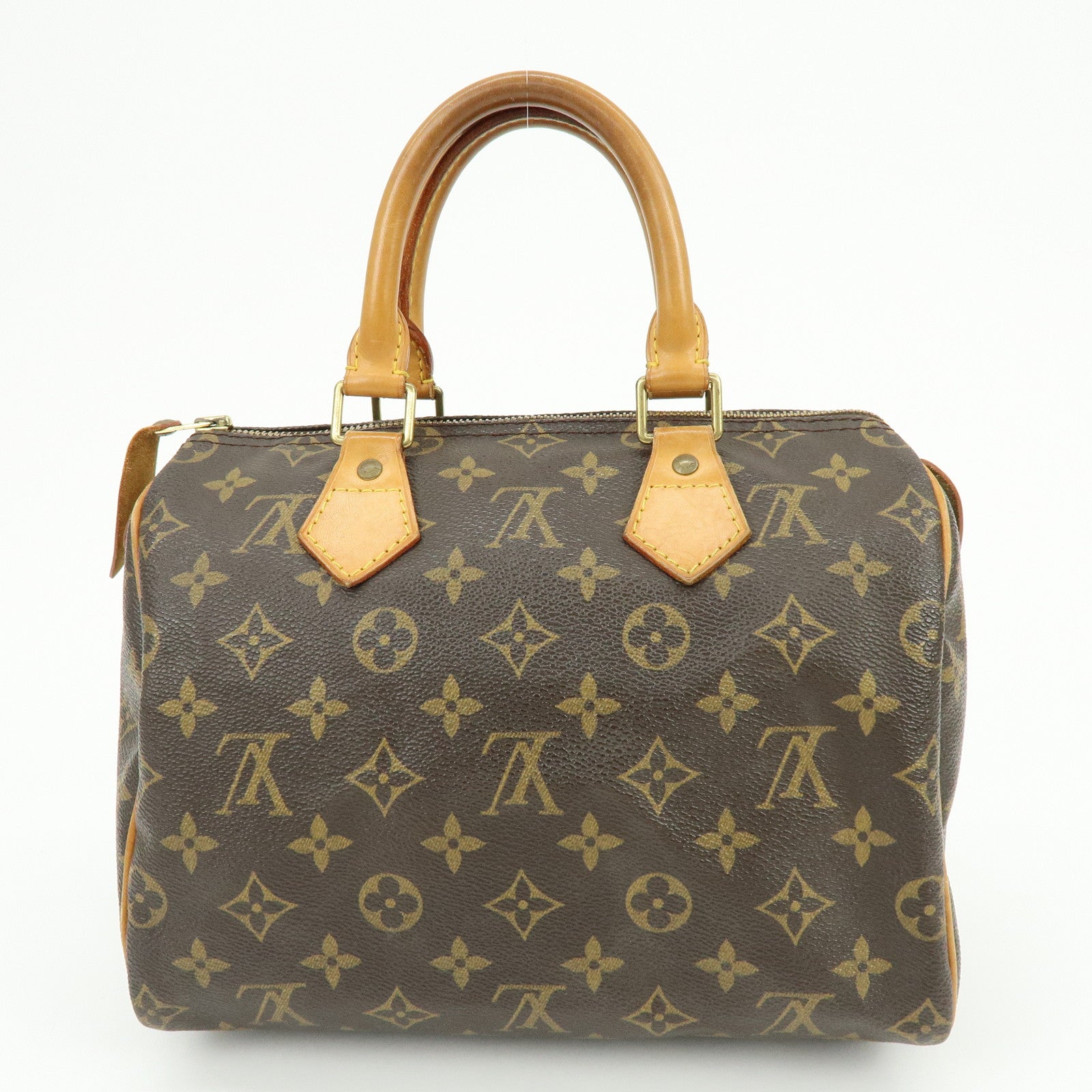 Louis Vuitton Monogram Speedy 25 Boston Bag Hand Bag Brown M41528