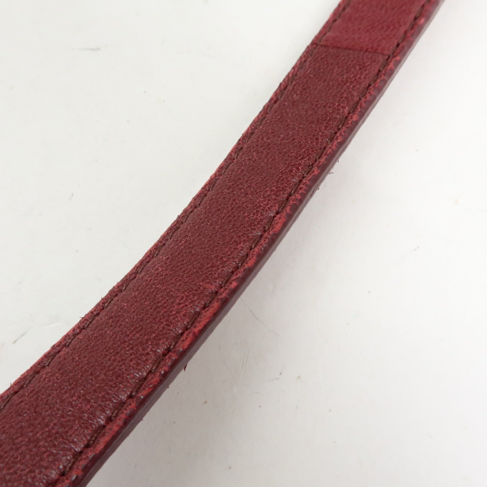 BOTTEGA VENETA Intrecciato Leather Shoulder Bag Bordeaux