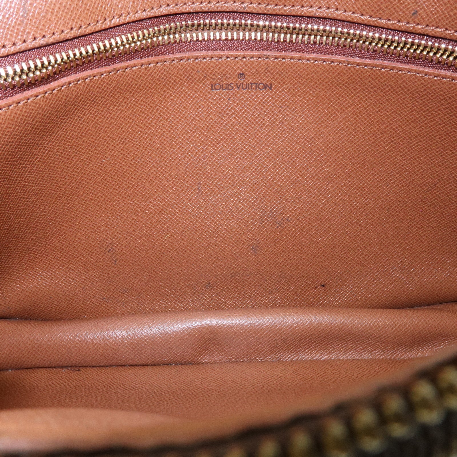 Louis Vuitton Monogram Marly Dragonne GM Clutch Bag Brown M51825