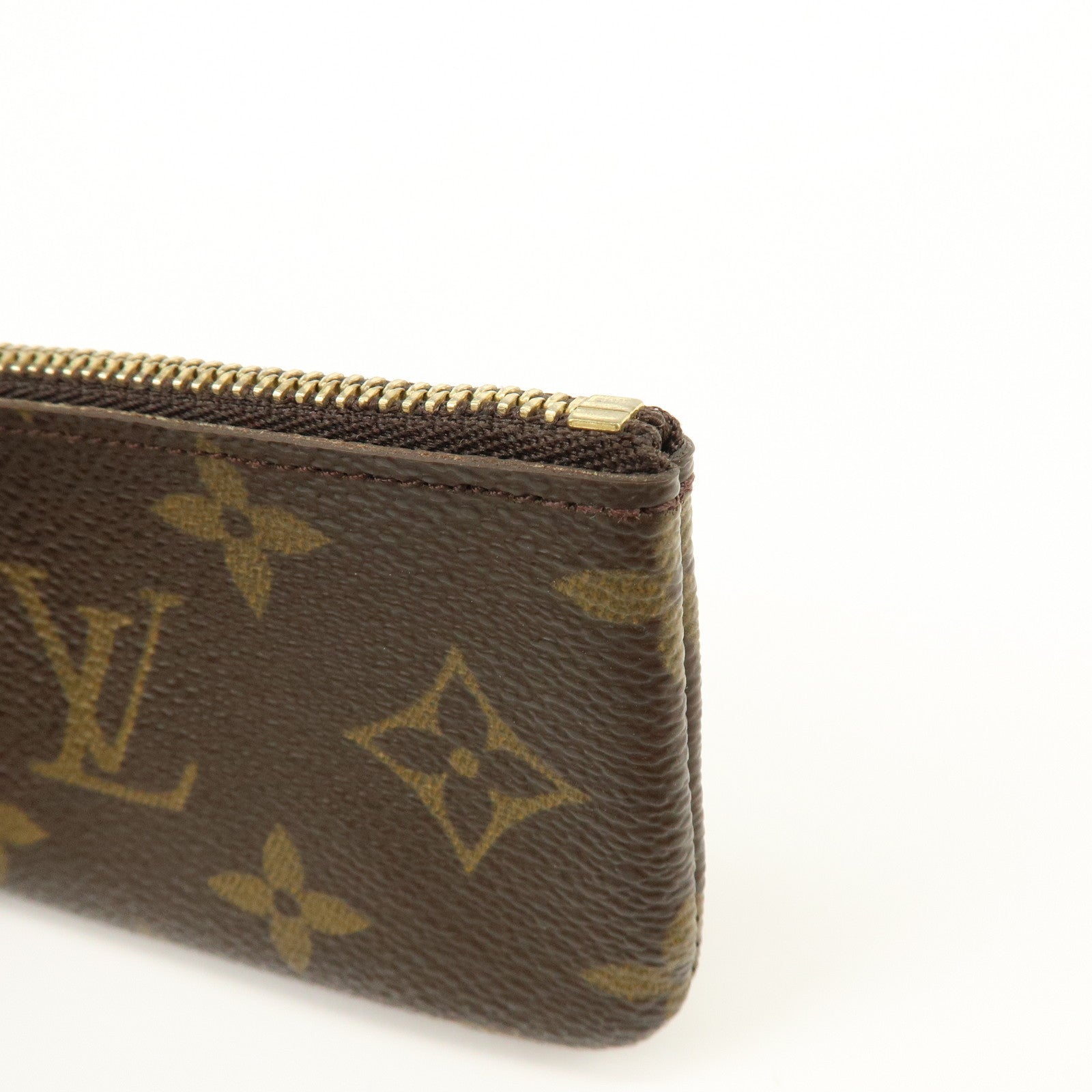 Louis Vuitton Monogram Pochette Cles Coin Case Key Case M62650