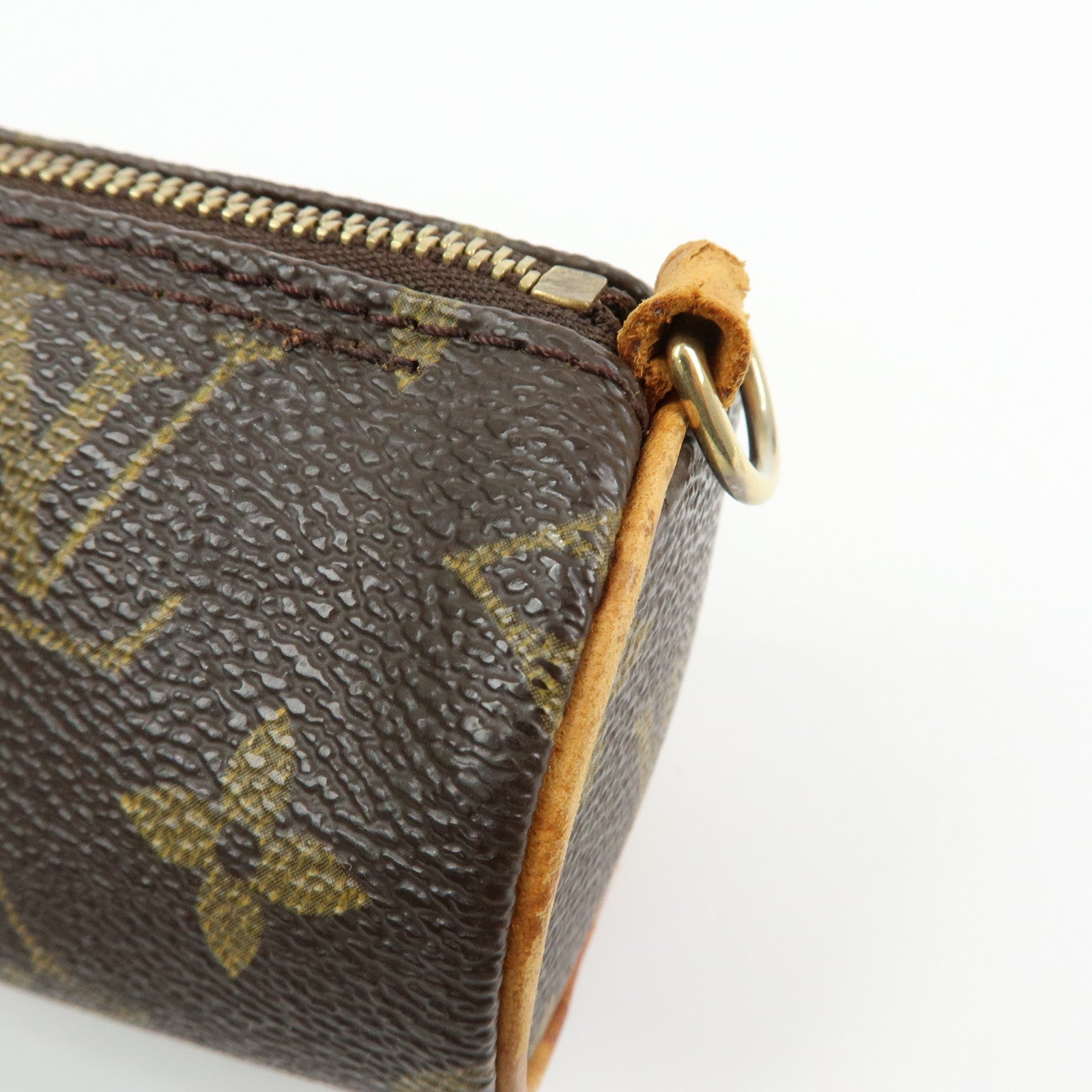 Louis Vuitton Monogram Mini Pouch for Papillon Bag Brown