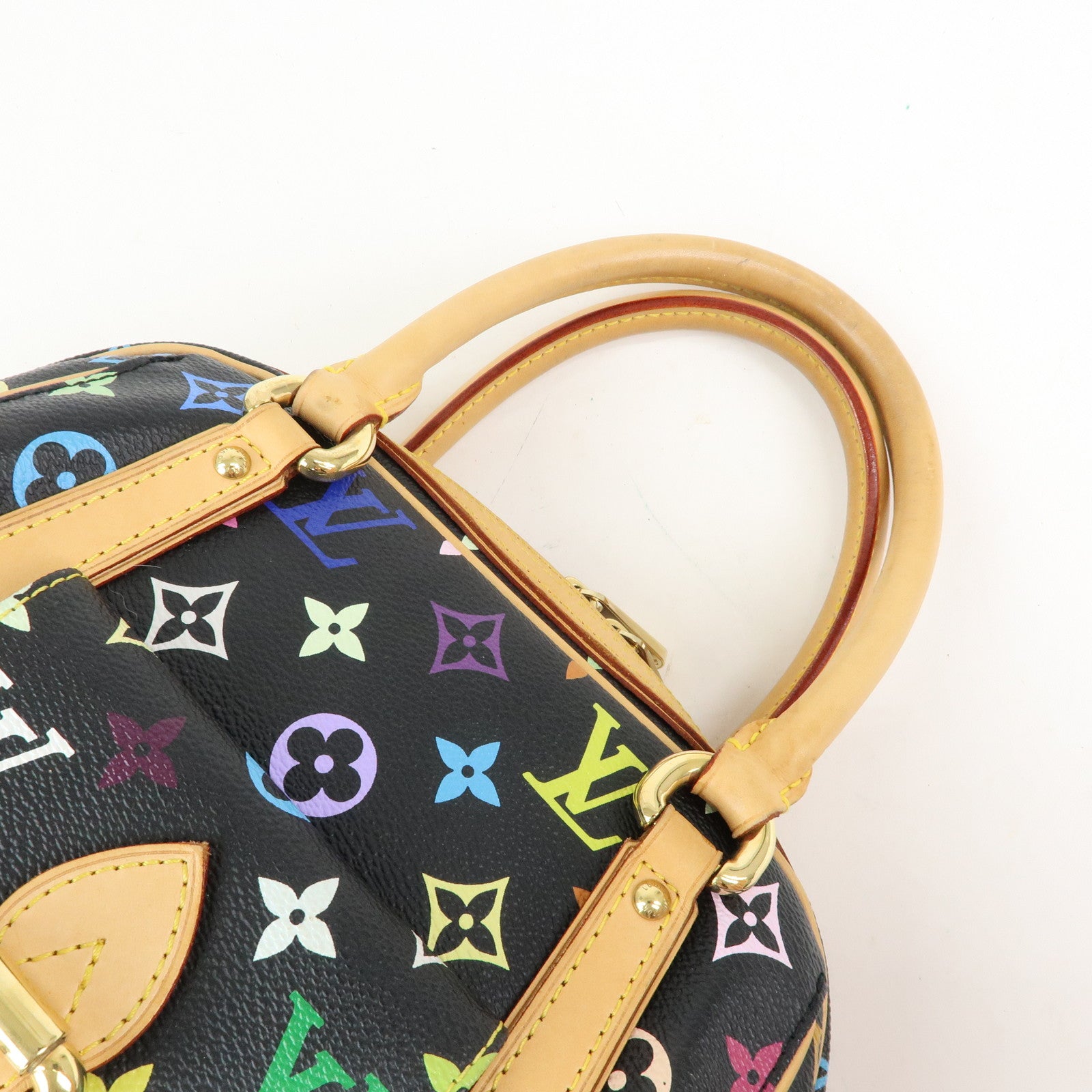 Louis Vuitton Monogram Multicolor Priscilla Hand Bag Noir M40097