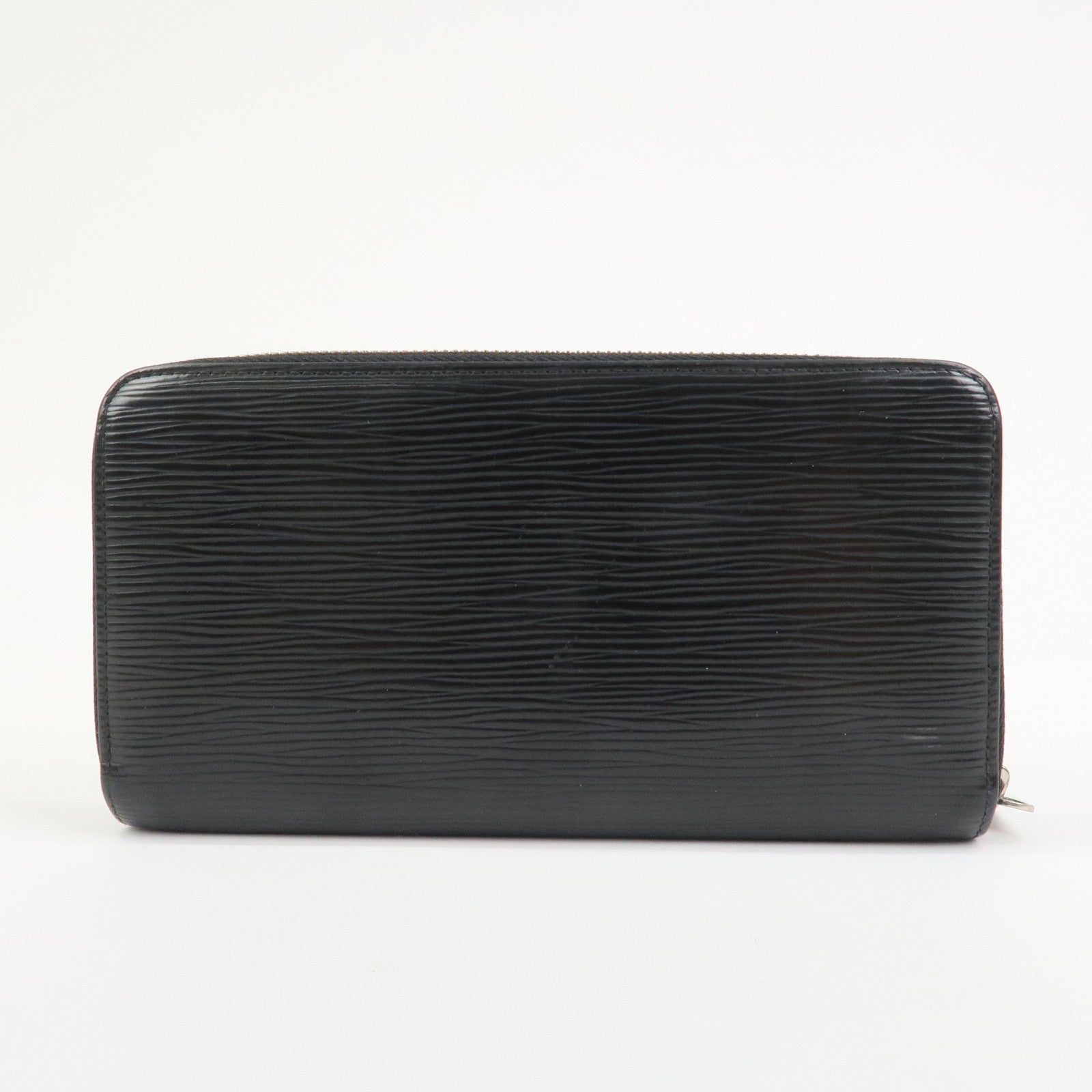 Louis Vuitton Epi Leather Round Zippy Long Wallet Noir Black M60072