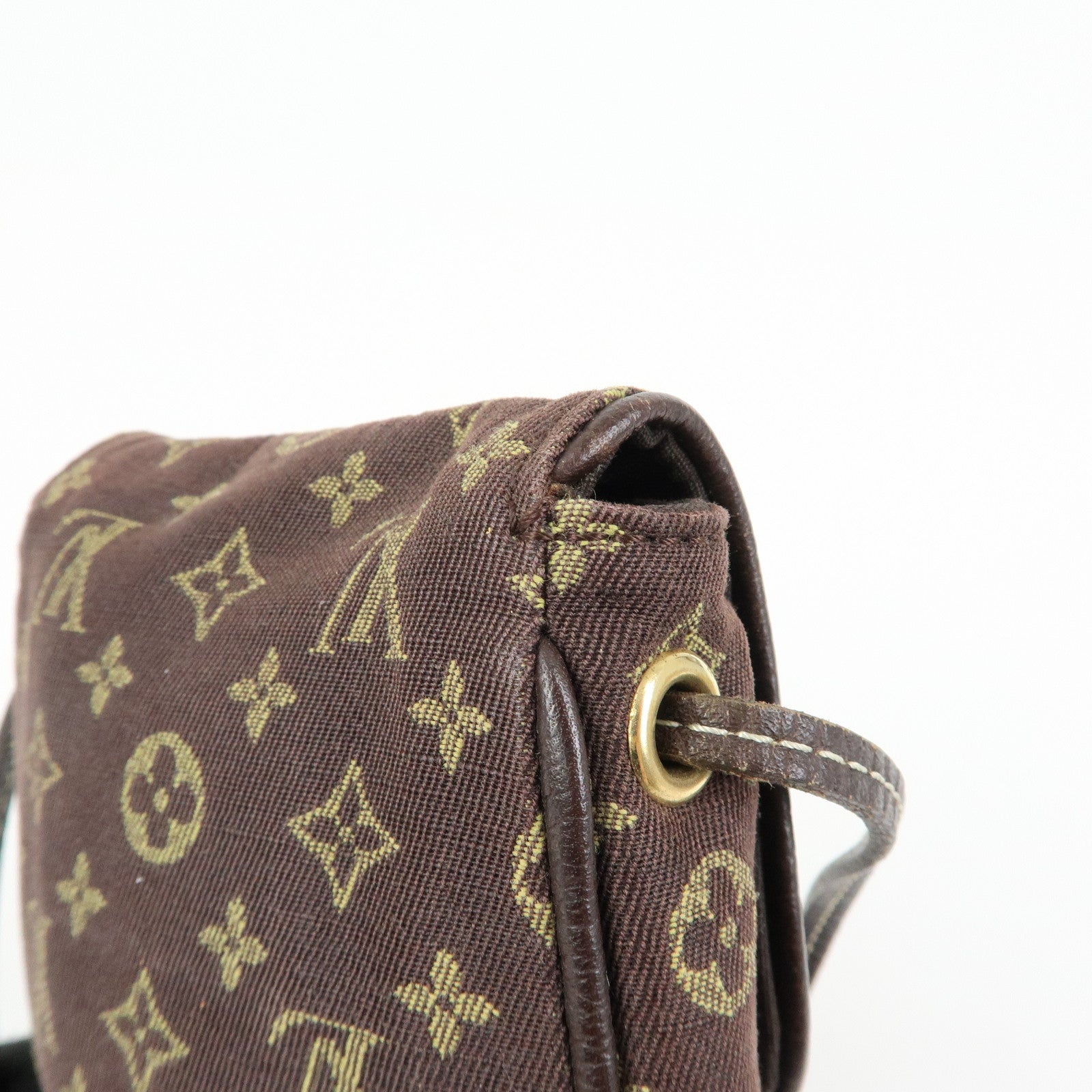 Louis Vuitton Monogram Mini Lin Pochette Cancun Ebene M95313