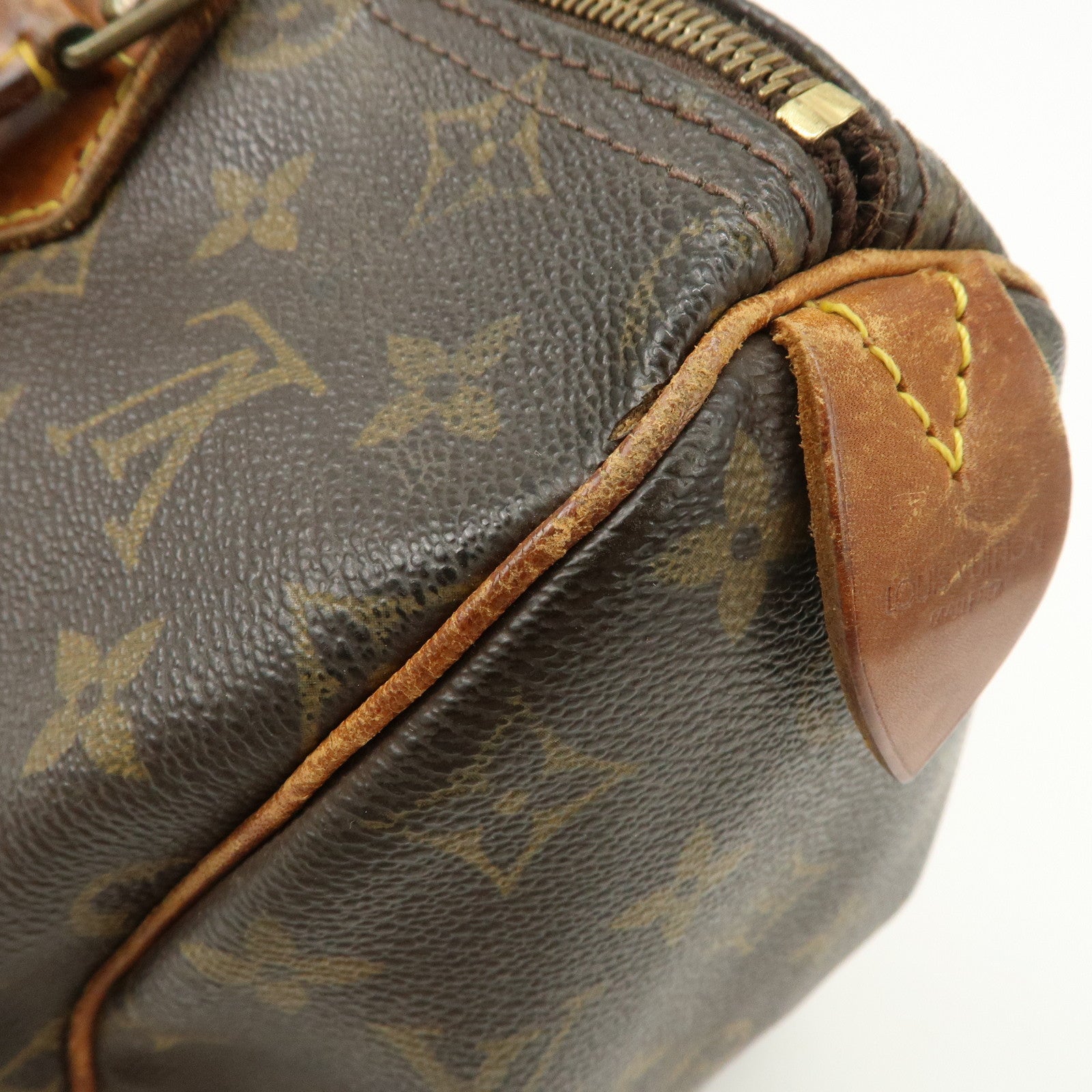 Louis Vuitton Monogram Speedy 30 Boston Bag Hand Bag M41526 Used