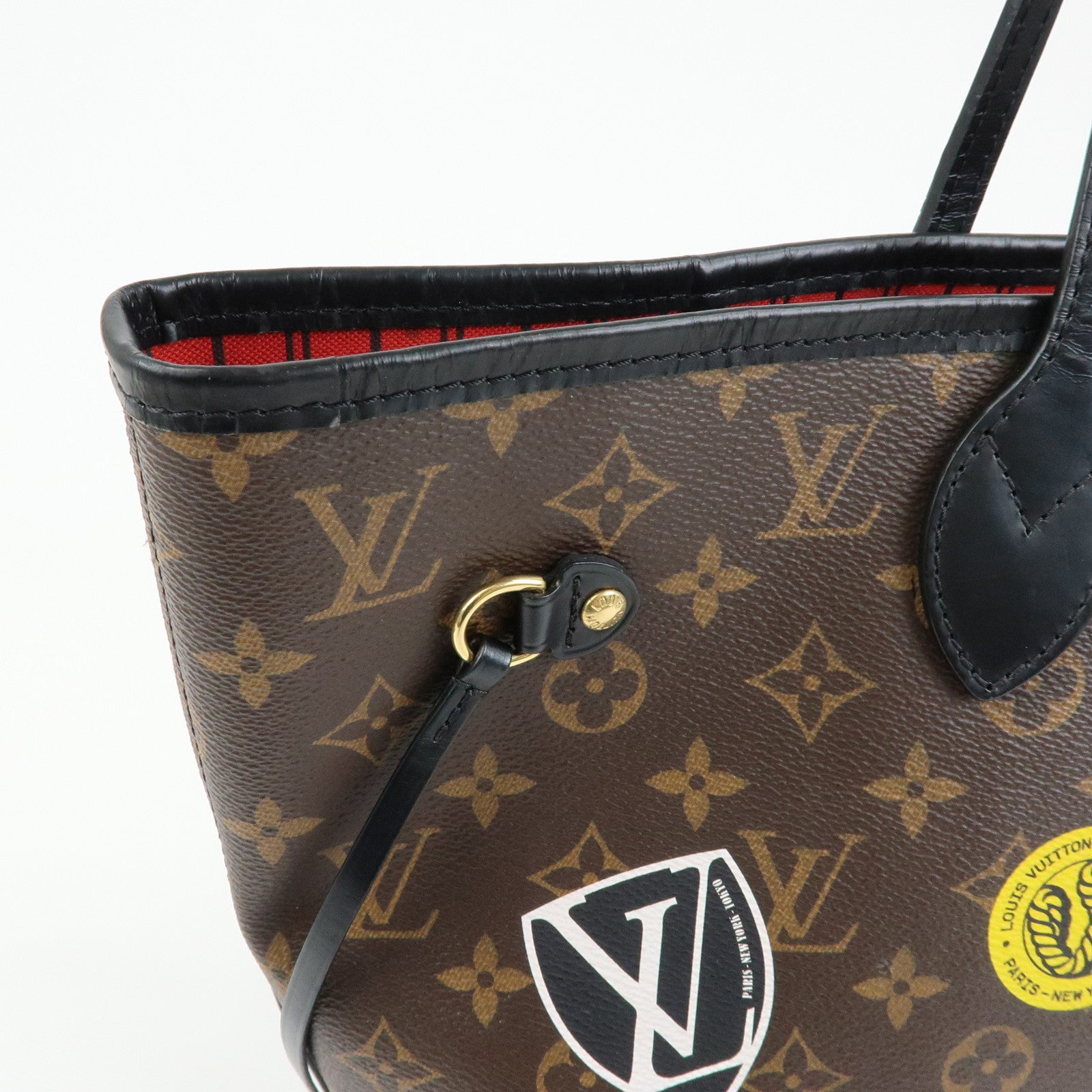 Louis Vuitton Monogram LV World Tour Neverfull MM Tote Bag M42844