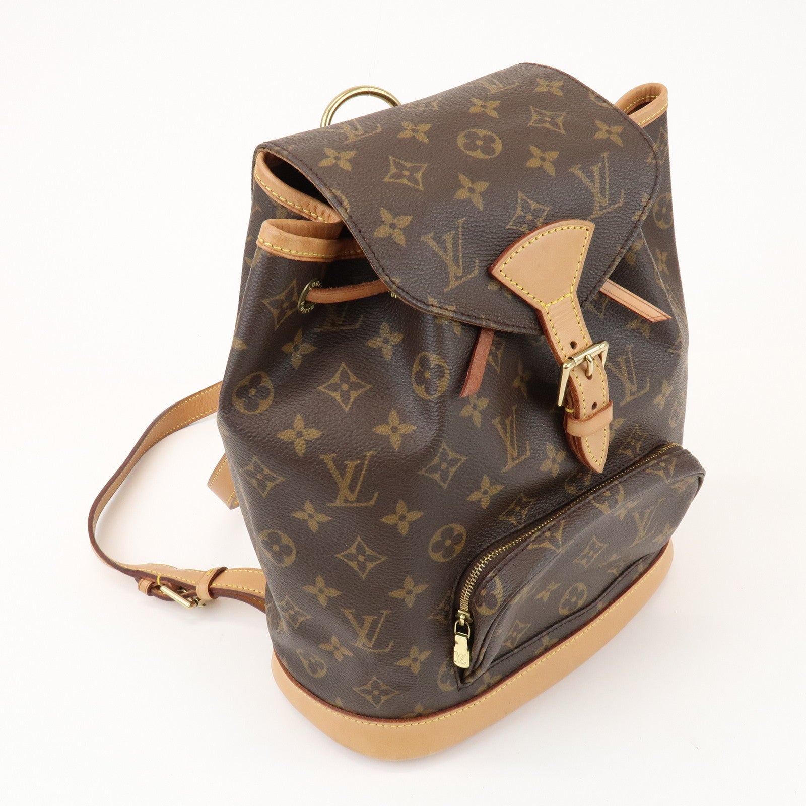 Louis Vuitton Monogram Montsouris MM Backpack Brown M51136
