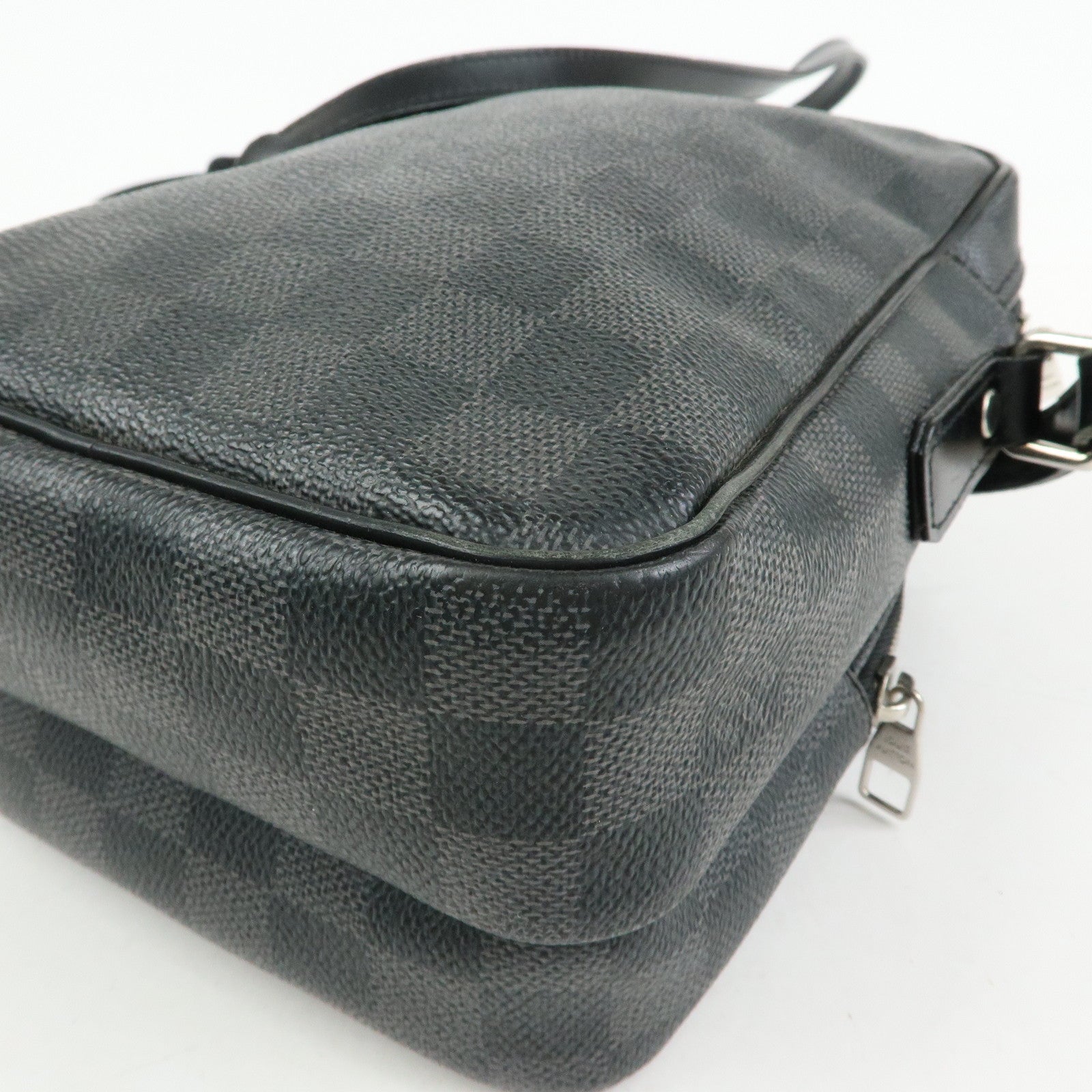 Louis Vuitton Damier Graphite Rem Shoulder Bag Black N41446