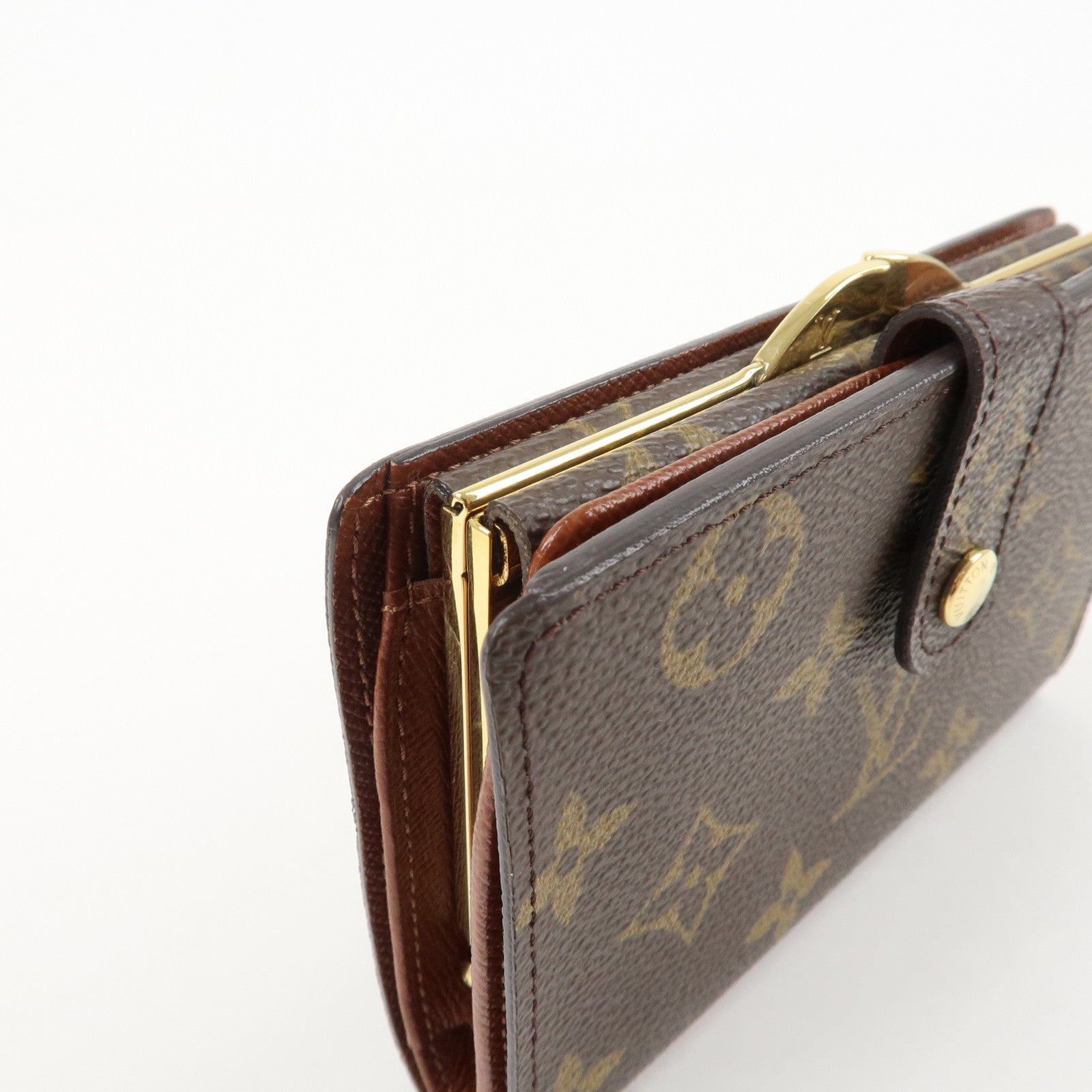 Louis Vuitton Monogram Porte Monnaie Billets Viennois Wallet M61663 Used