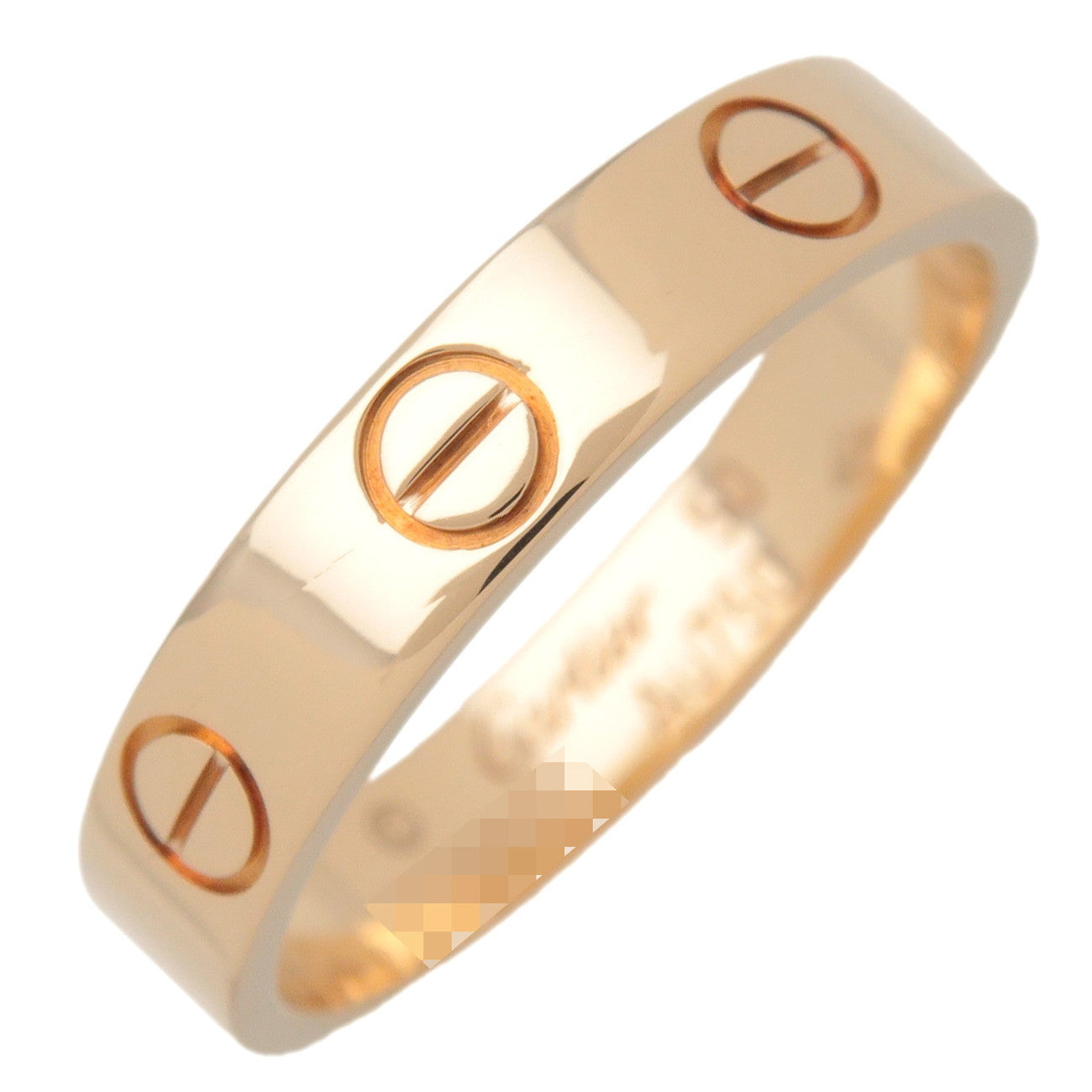 Cartier Mini Love Ring #50 K18 750YG Yellow Gold US5-5.5 EU50