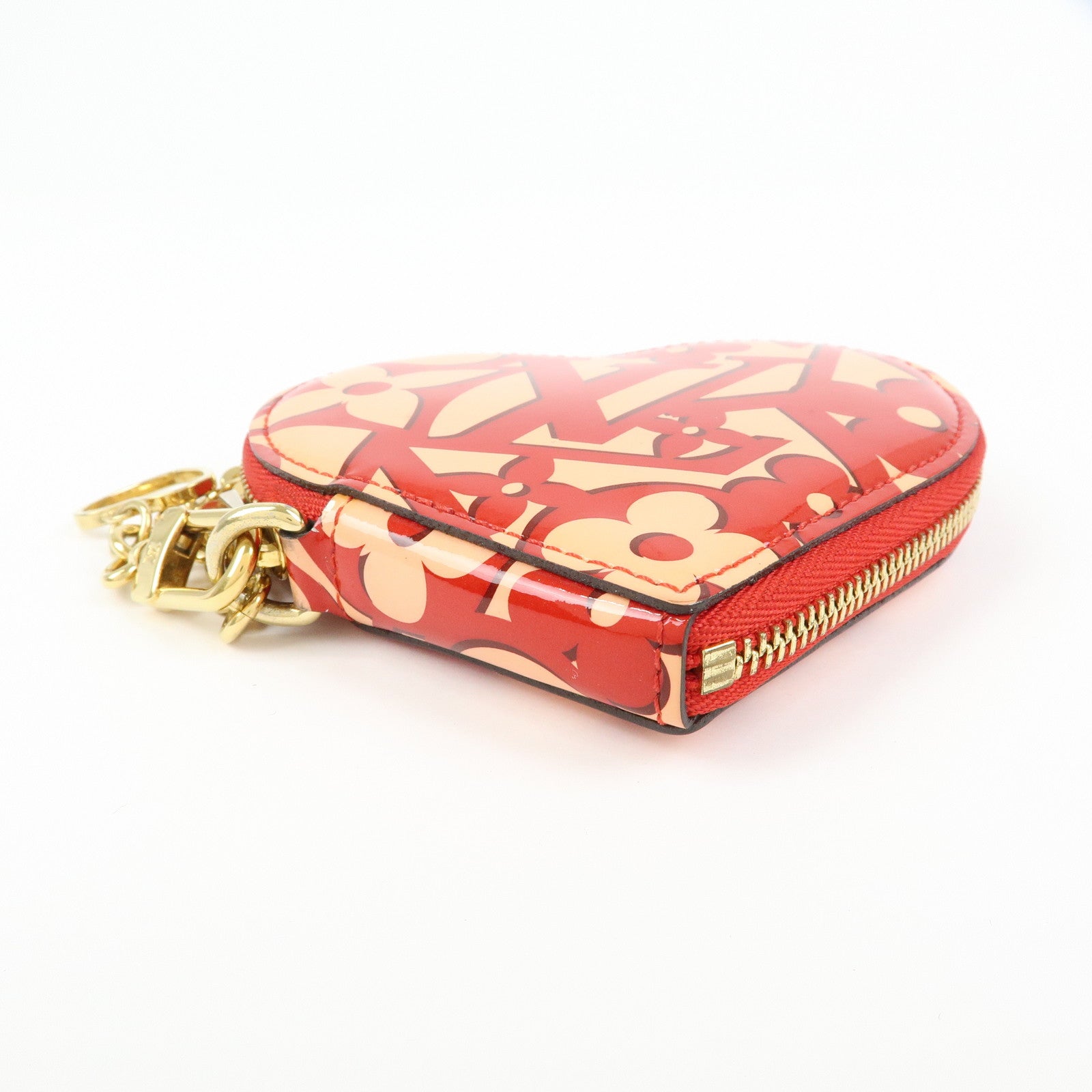 Louis Vuitton Sweet Monogram Vernis Portemonnaie Coeur Pink M90133
