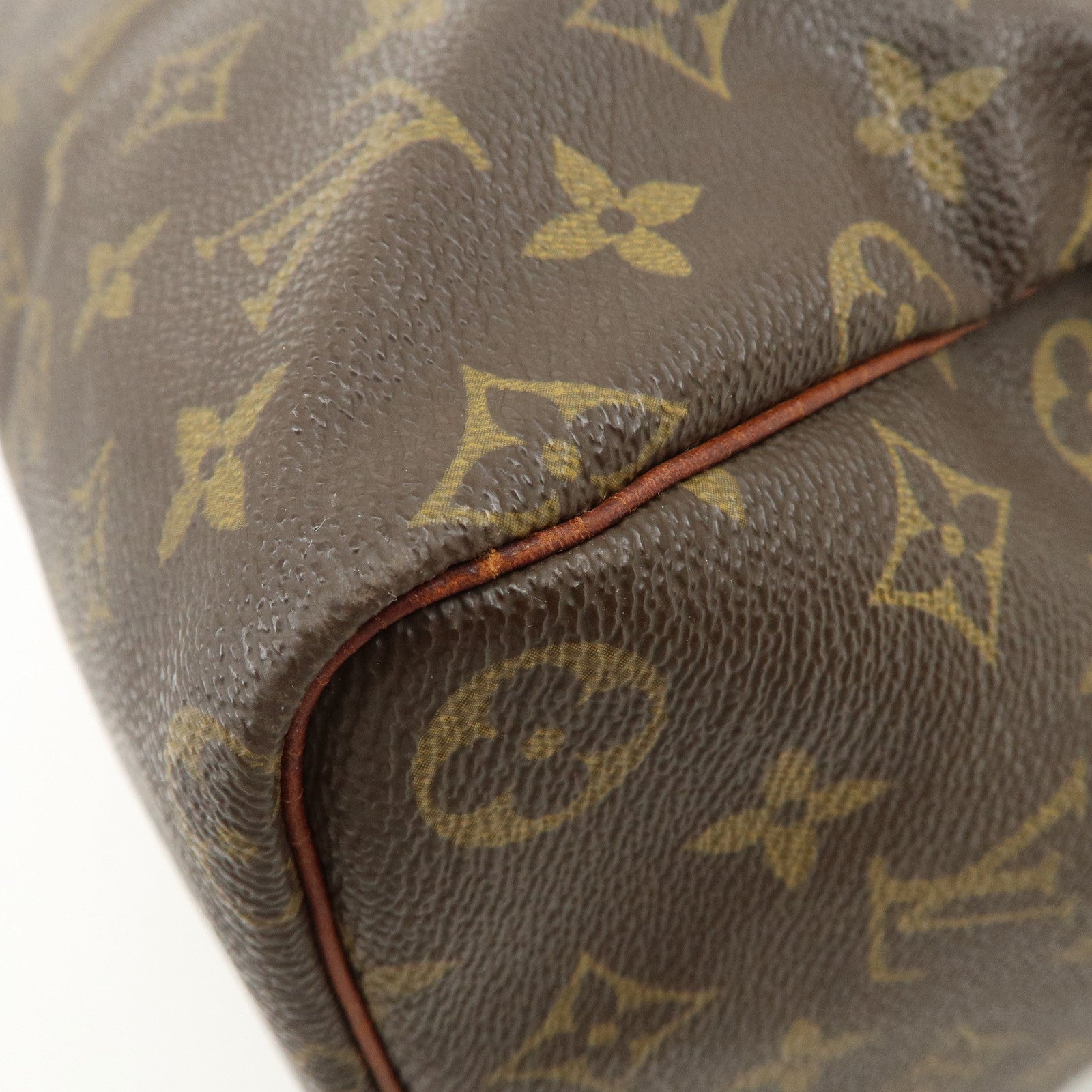 Louis Vuitton Monogram Speedy 40 Hand Bag Boston Bag Brown M41522