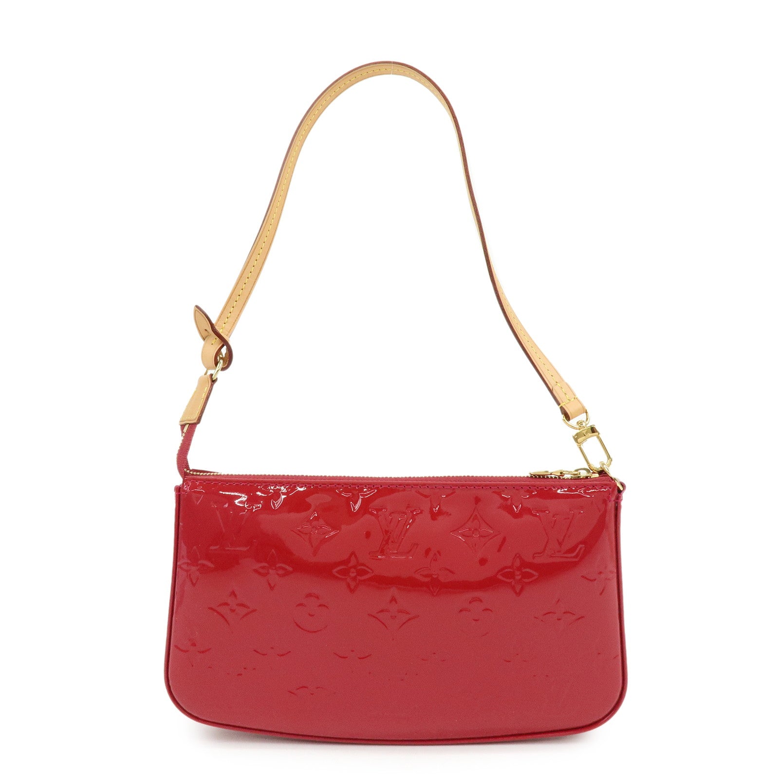 Louis Vuitton Monogram Vernis Pochette Accessoires Pouch Red M91574