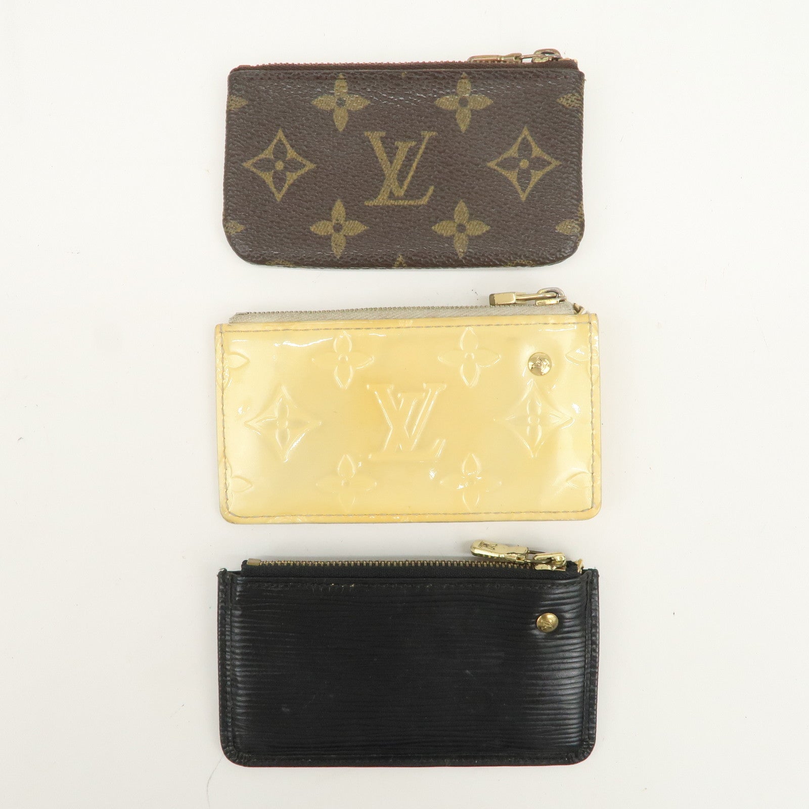 Louis Vuitton Set of 3 Coin Case M91348/M62650/M63802