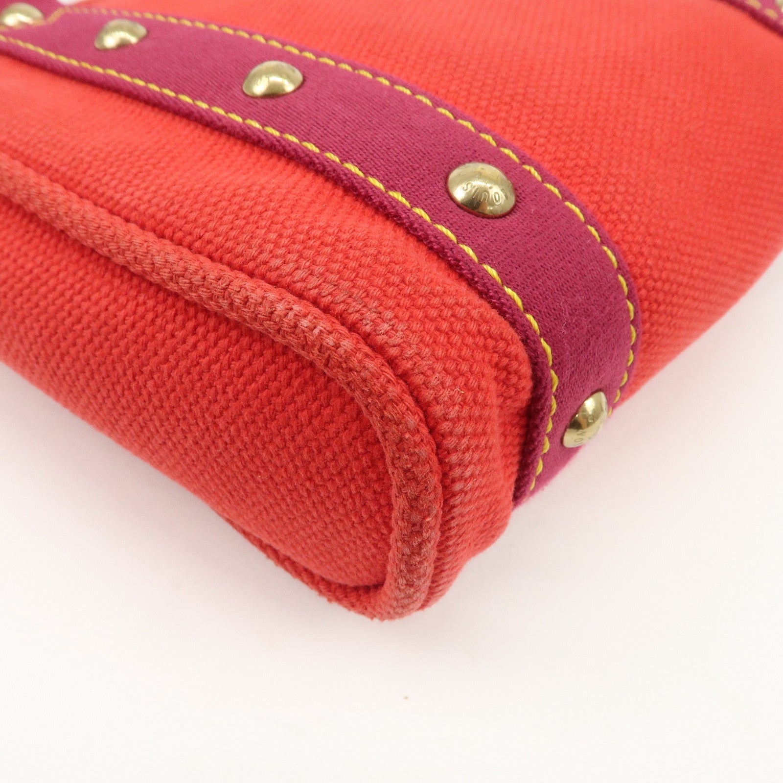 Louis Vuitton Antigua Cabas PM Hand Bag Rouge M40037