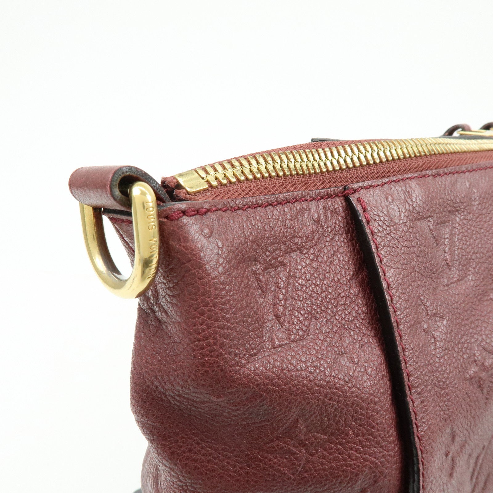 Louis Vuitton Monogram Empreinte Leather 2Way Bag Aube M94046
