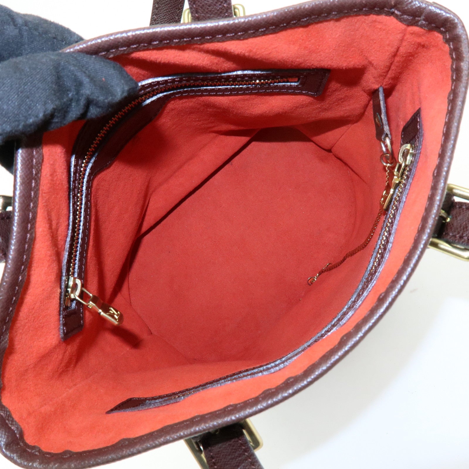 Louis Vuitton Damier Ebene Male Tote Bag Hand Bag Brown N42240