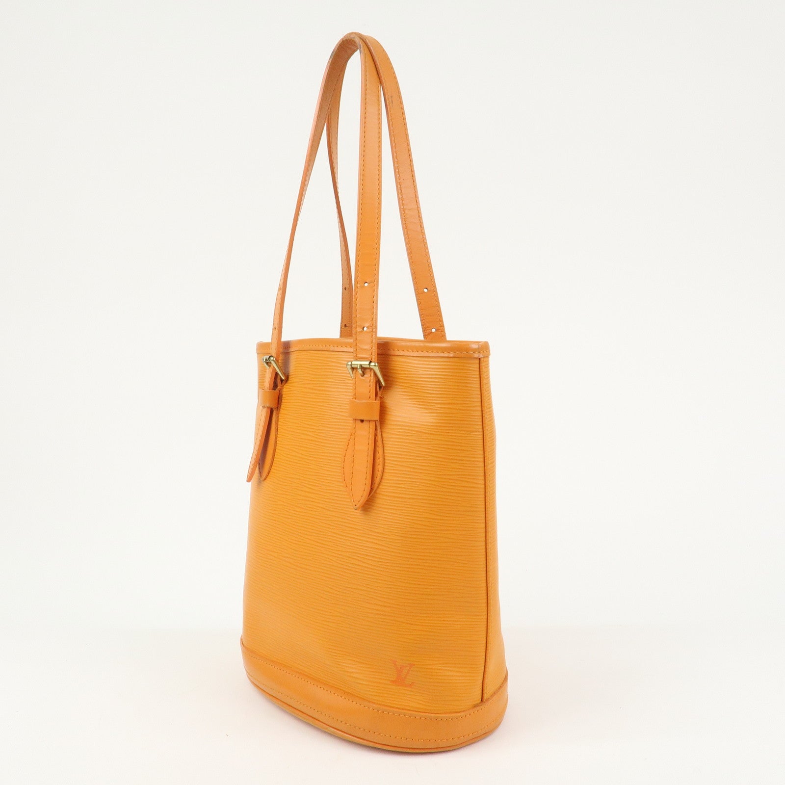 Louis Vuitton Epi Bucket PM Shoulder Bag Tote Bag Mandarin M5899H