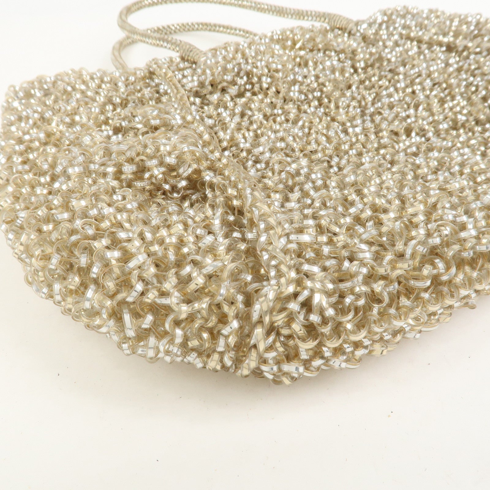ANTEPRIMA Wire Bag PVC Hand Bag Shoulder Bag Gold