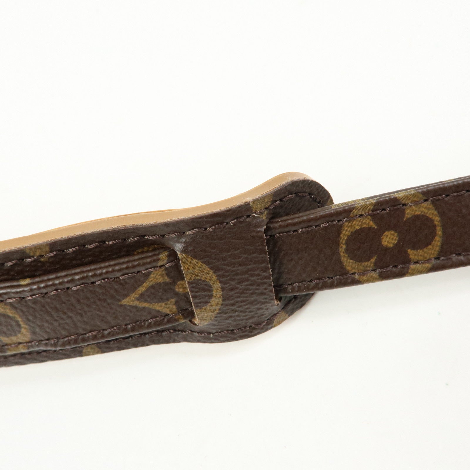 Louis Vuitton Monogram Adjustable Shoulder Strap Brown 120cm J52315