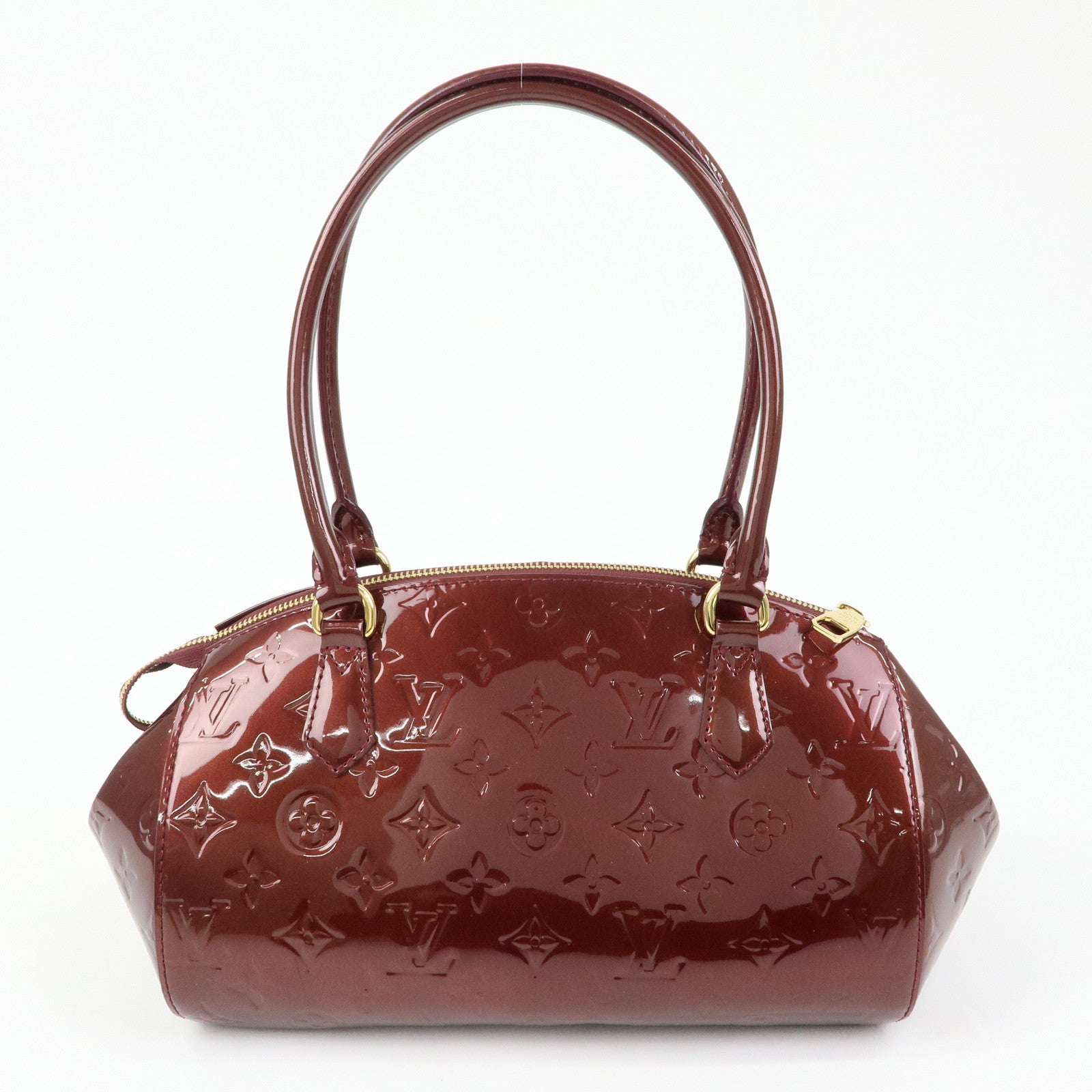 Louis Vuitton Monogram Vernis Sherwood PM Boston Hand Bag M91492
