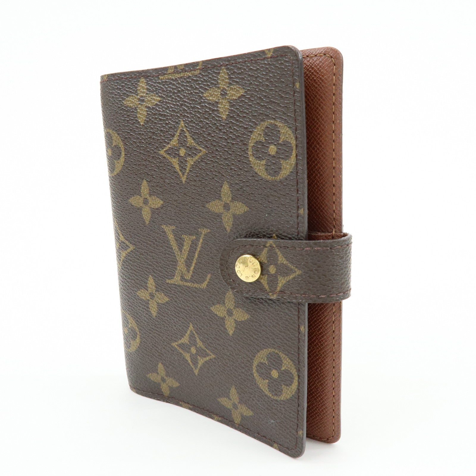 Louis Vuitton Monogram Agenda PM Planner Cover Brown R20005