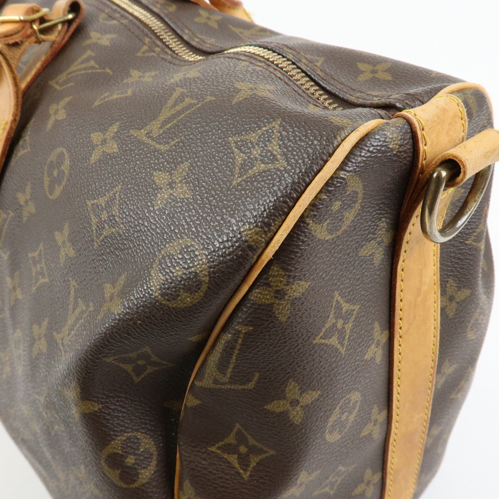 Louis Vuitton Monogram Keep All Bandouliere 50 Boston Bag M41416