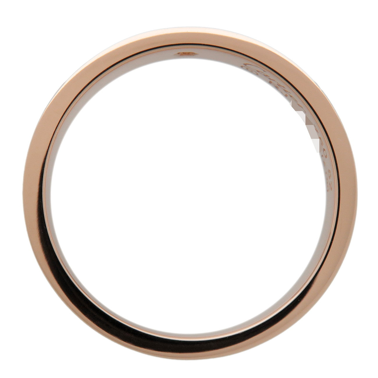 Cartier Mini Love 1P Diamond Ring K18 750PG Rose Gold #52 US6 EU52