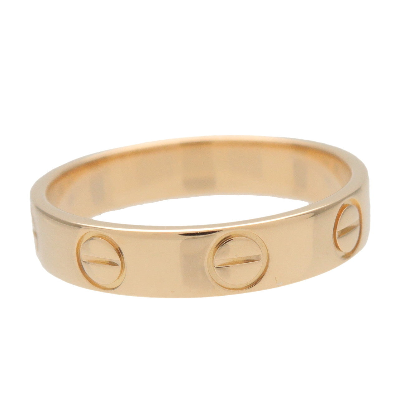 Cartier Mini Love Ring K18 750YG Yellow Gold #47 US4-4.5 EU47
