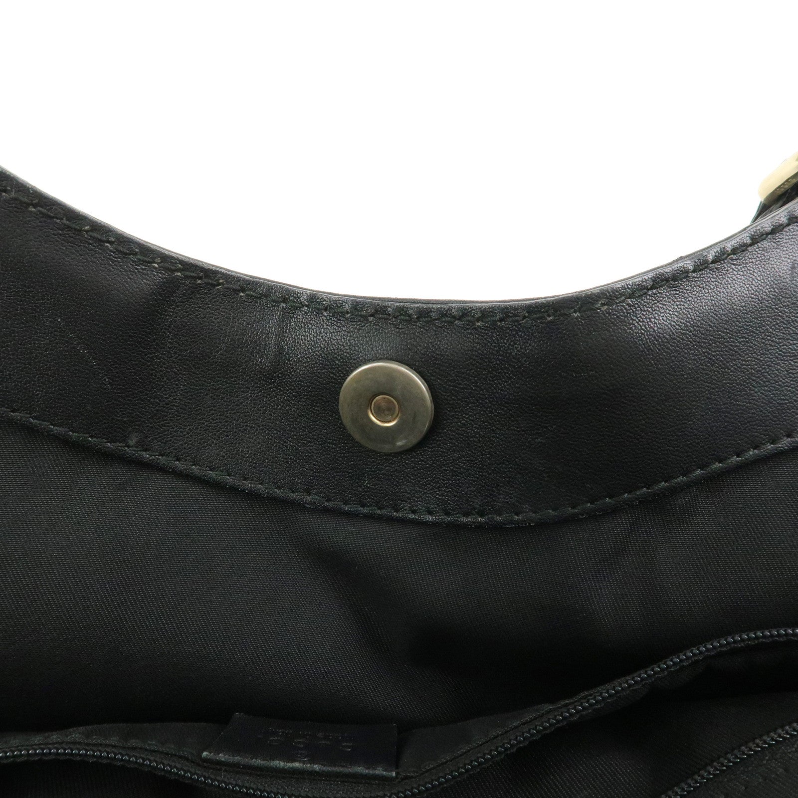 GUCCI Sukey Interlocking G GG Canvas Leather Shoulder Bag 211943