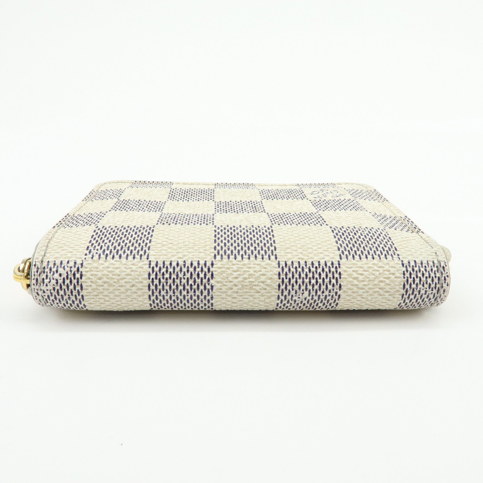 Louis Vuitton Damier Azur Zippy Coin Purse Coin Case Ivory N63069