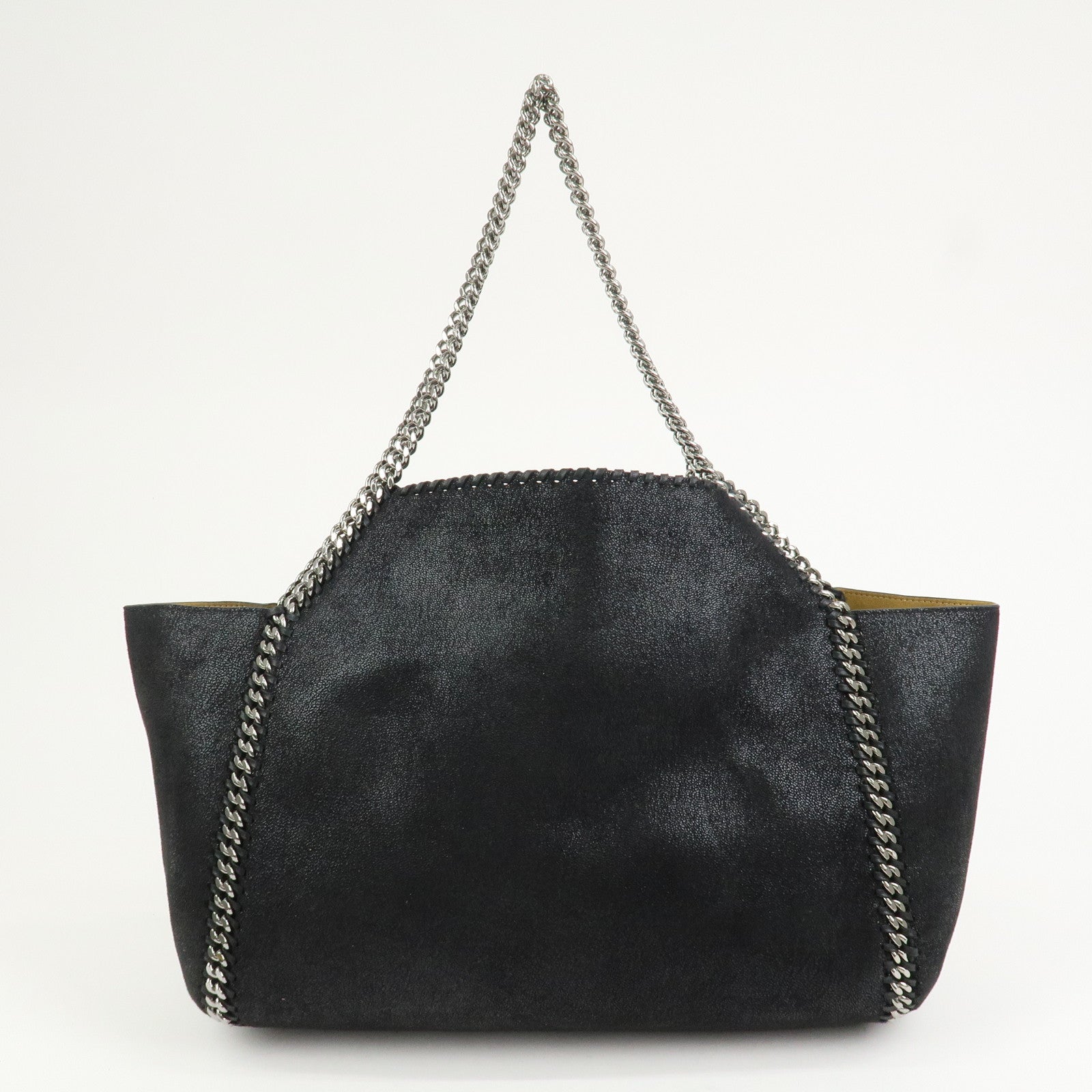 STELLA MCCARTNEY Falabella Polyester Chain Shoulder Bag Black