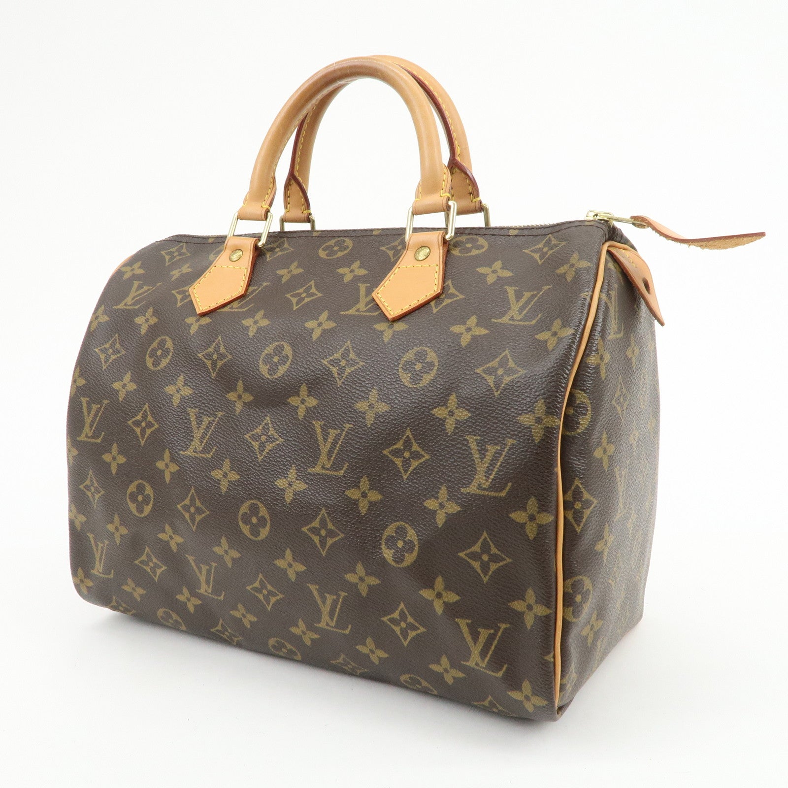 Louis Vuitton Monogram Speedy 30 Boston Bag Hand Bag Brown M41526