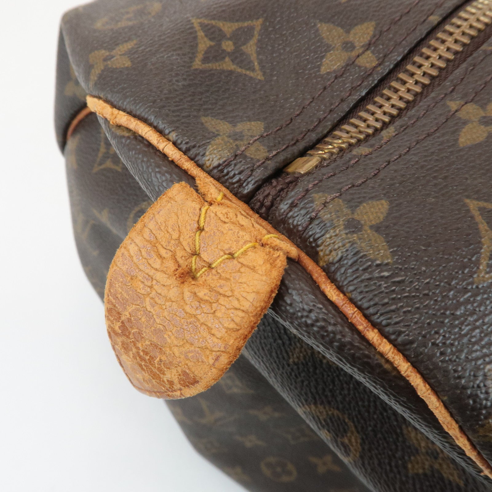 Louis Vuitton Monogram Keep All 60 Boston Bag Hand Bag Brown M41422 Used