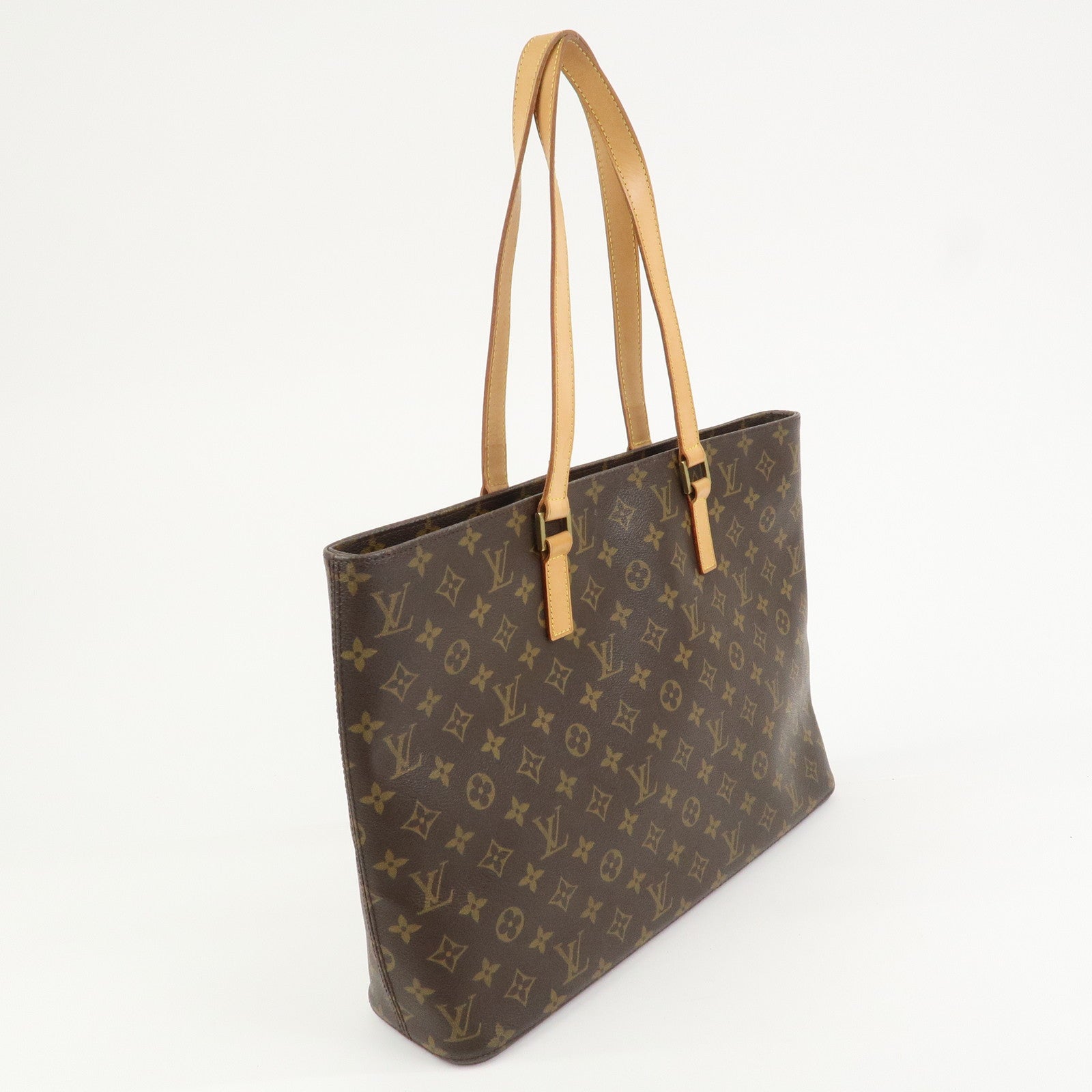 Louis Vuitton Monogram Luco Tote Bag Shoulder Bag Brown M51155