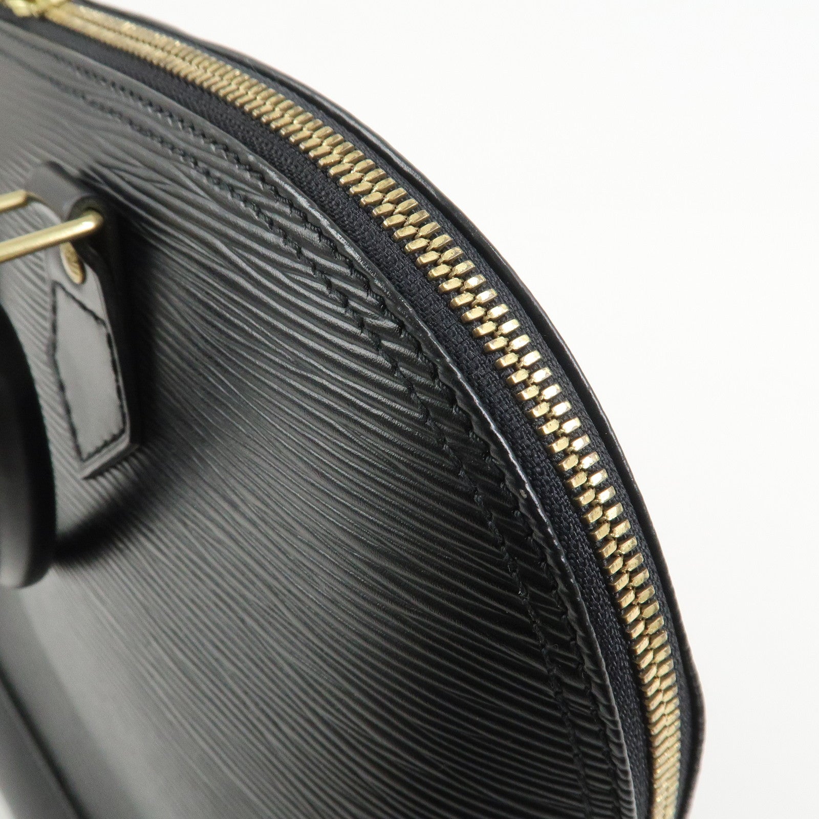 Louis Vuitton Epi Leather Alma PM Hand Bag Noir Black M52142