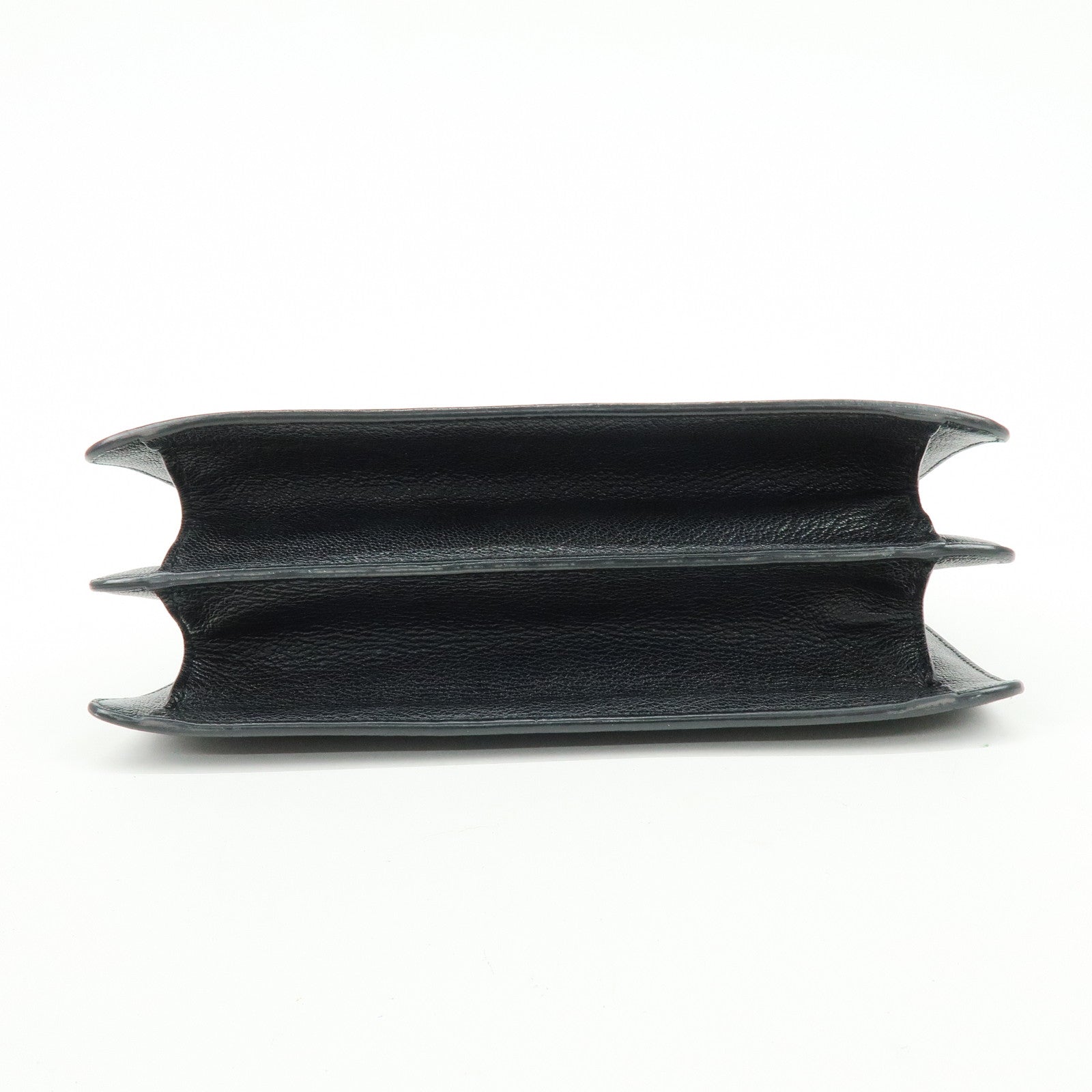 JIMMY CHOO Rebel Bag Leather Hand Bag Black