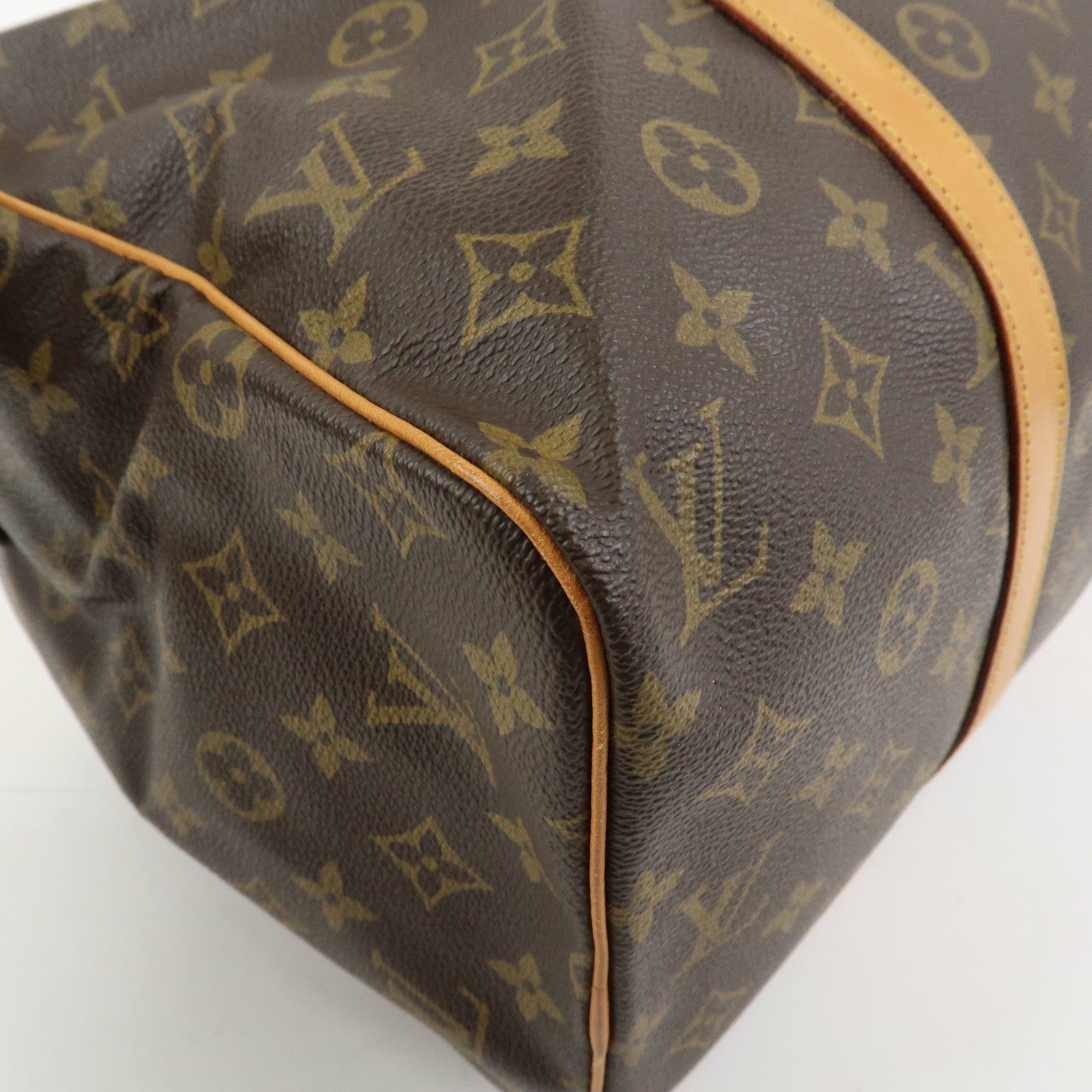 Louis Vuitton Monogram Sac Souple 35 Boston Bag Brown M41626