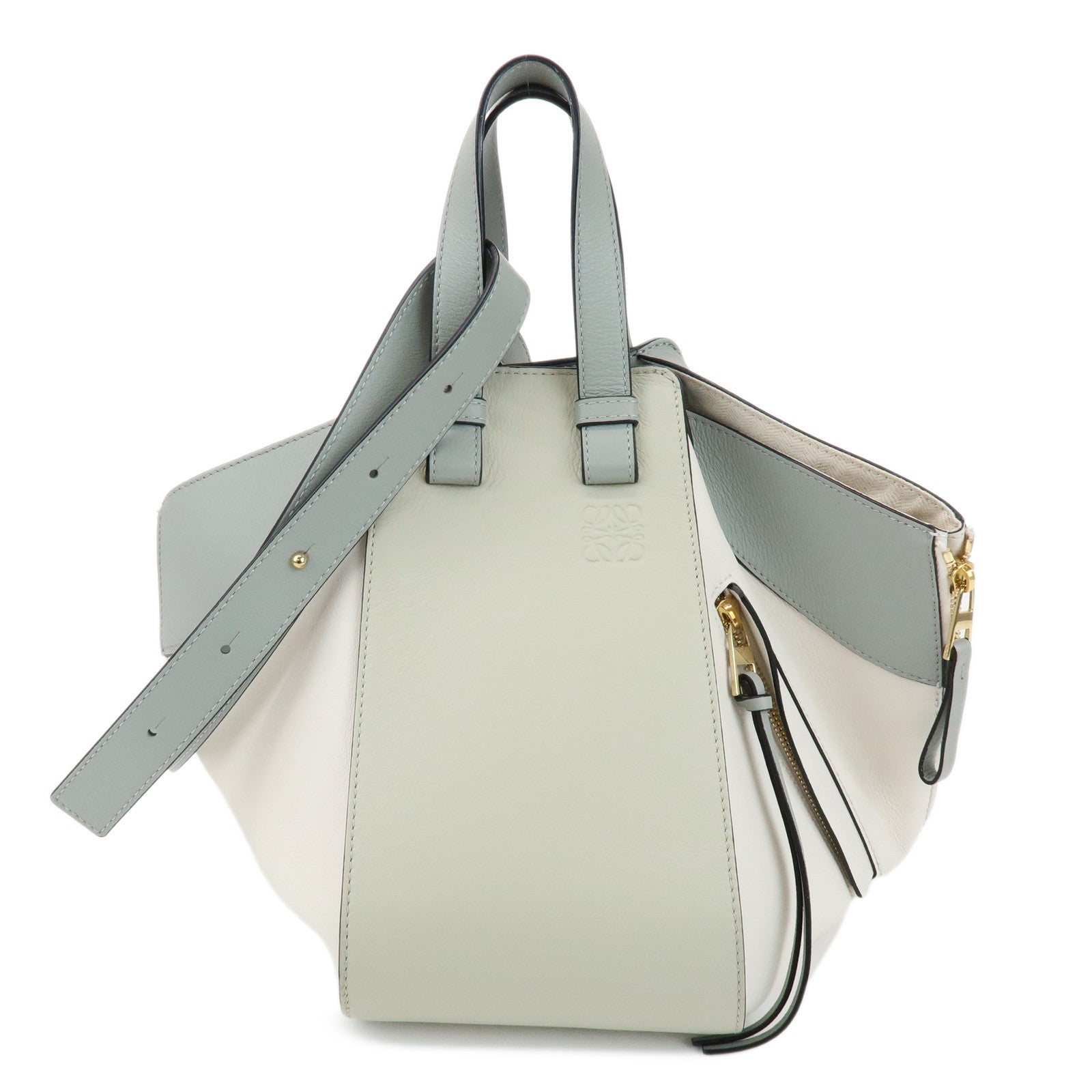 LOEWE Anagram Leather Hammock Small 2Way Shoulder Crossbody Bag