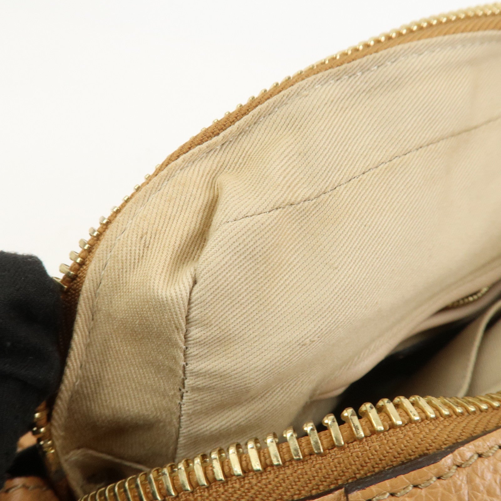 Chloe Paraty Leather 2Way Bag Shoulder Bag Hand Bag Brown