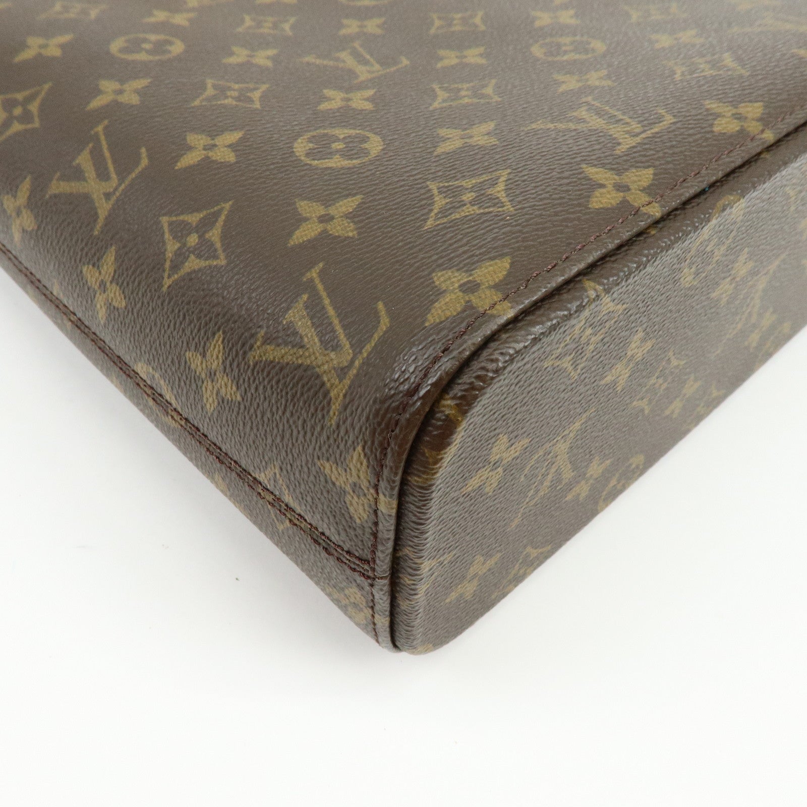Louis Vuitton Monogram Luco Tote Bag Shoulder Bag Brown M51155