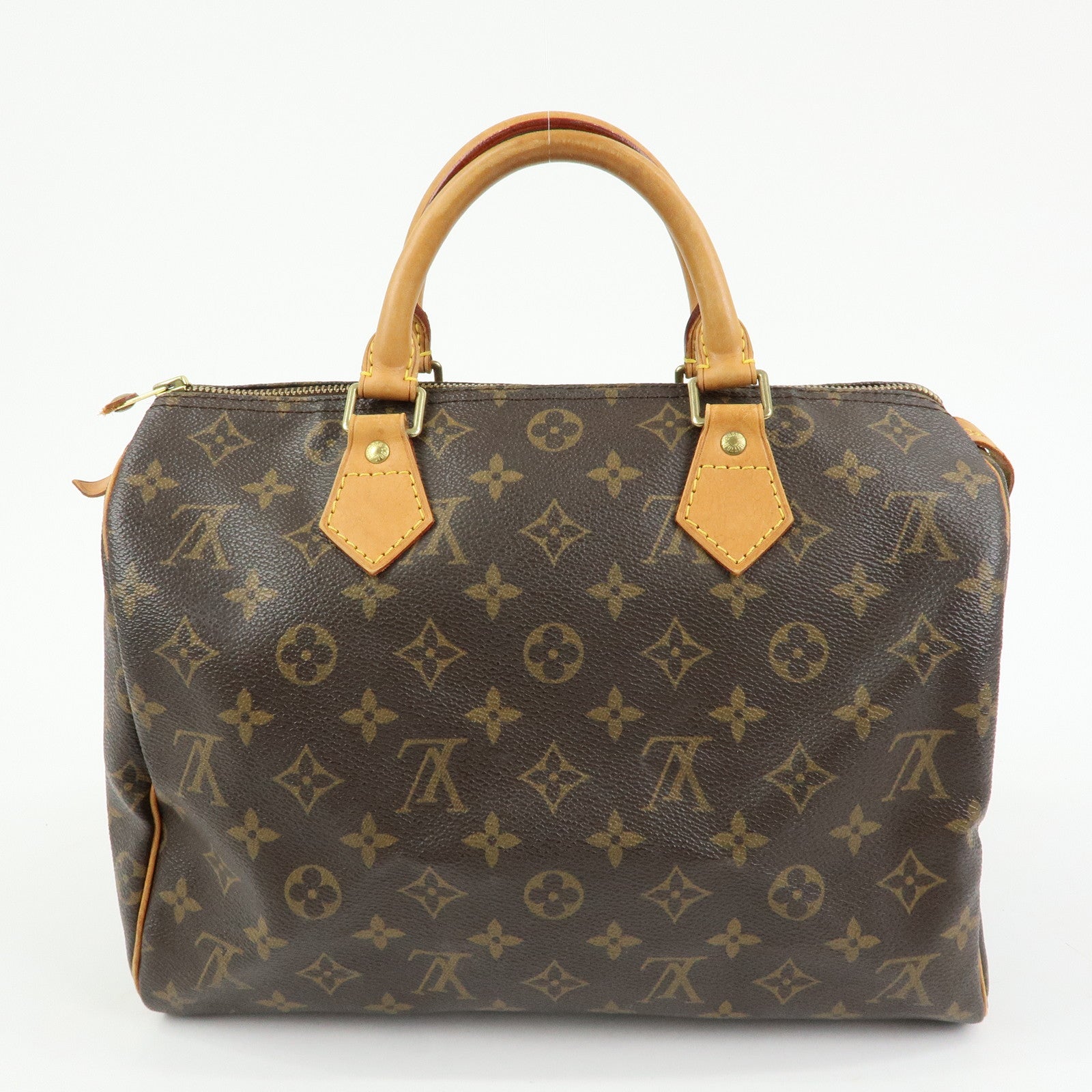 Louis Vuitton Monogram Speedy 30 Boston Bag Hand Bag Brown M41526
