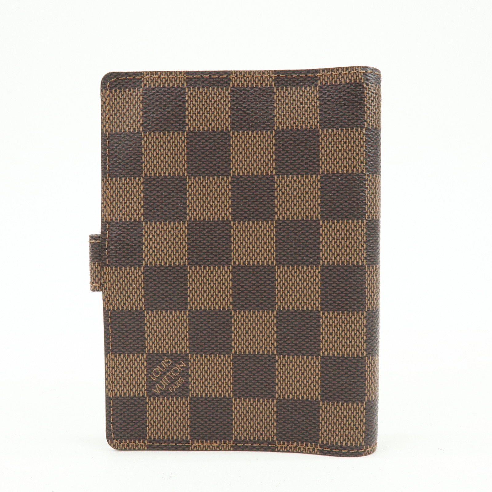 Louis Vuitton Damier Agenda PM Planner Cover Brown R20700