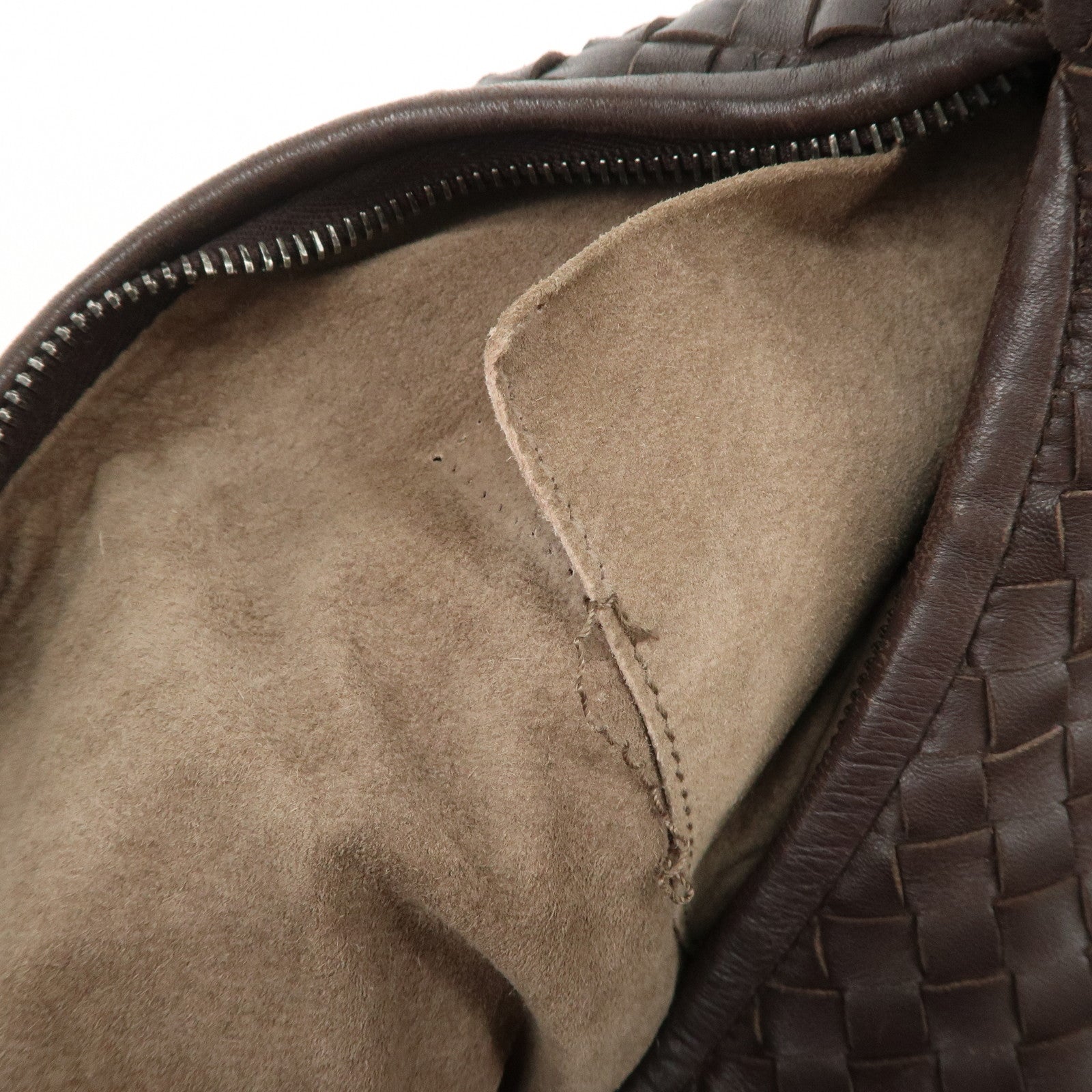 BOTTEGA VENETA Hobo Intrecciato Leather Shoulder Bag 232499