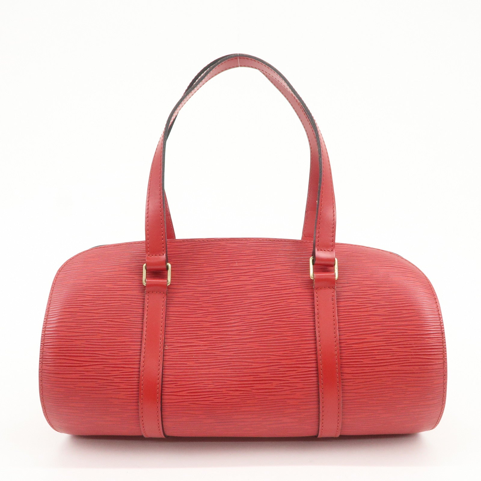 Louis Vuitton Epi Soufflot Hand Bag Castillian Red M52227