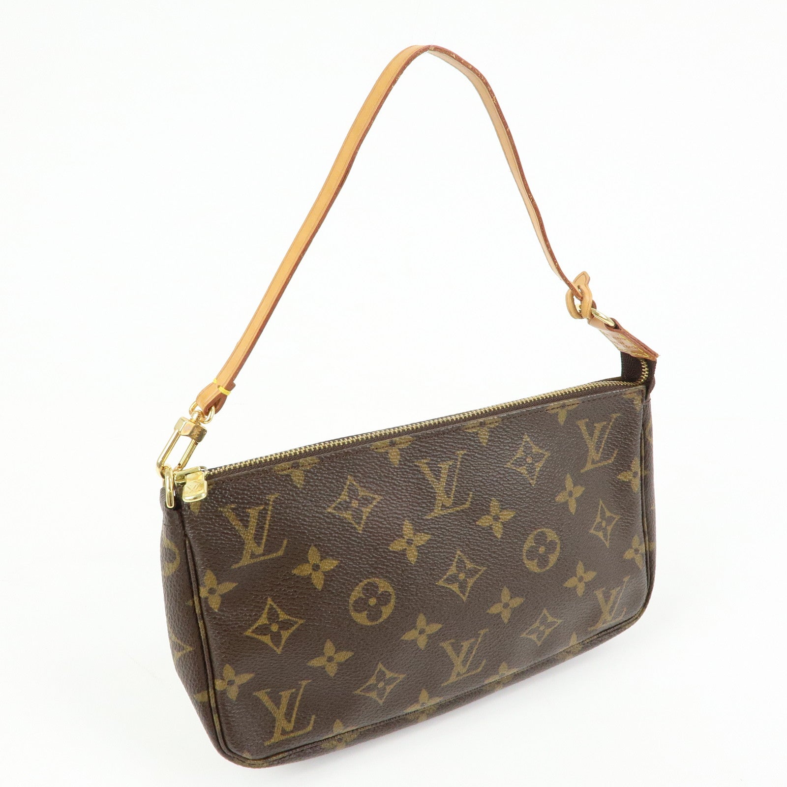 Louis Vuitton Monogram Pochette Accessoires Pouch Hand Bag M51980